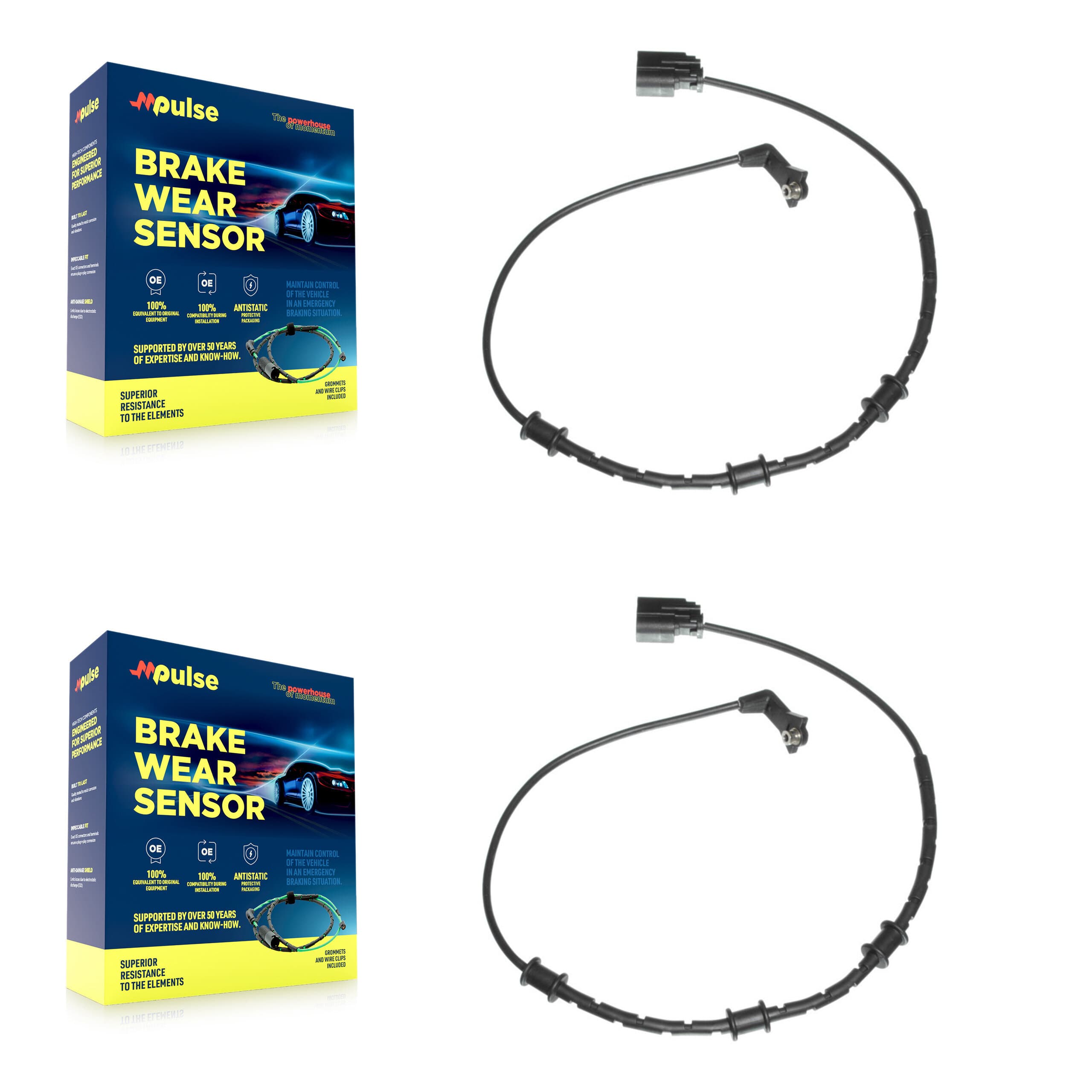 Mpulse - KSE-100322 - Rear Disc Brake Pad Wear Sensor Kits image 1