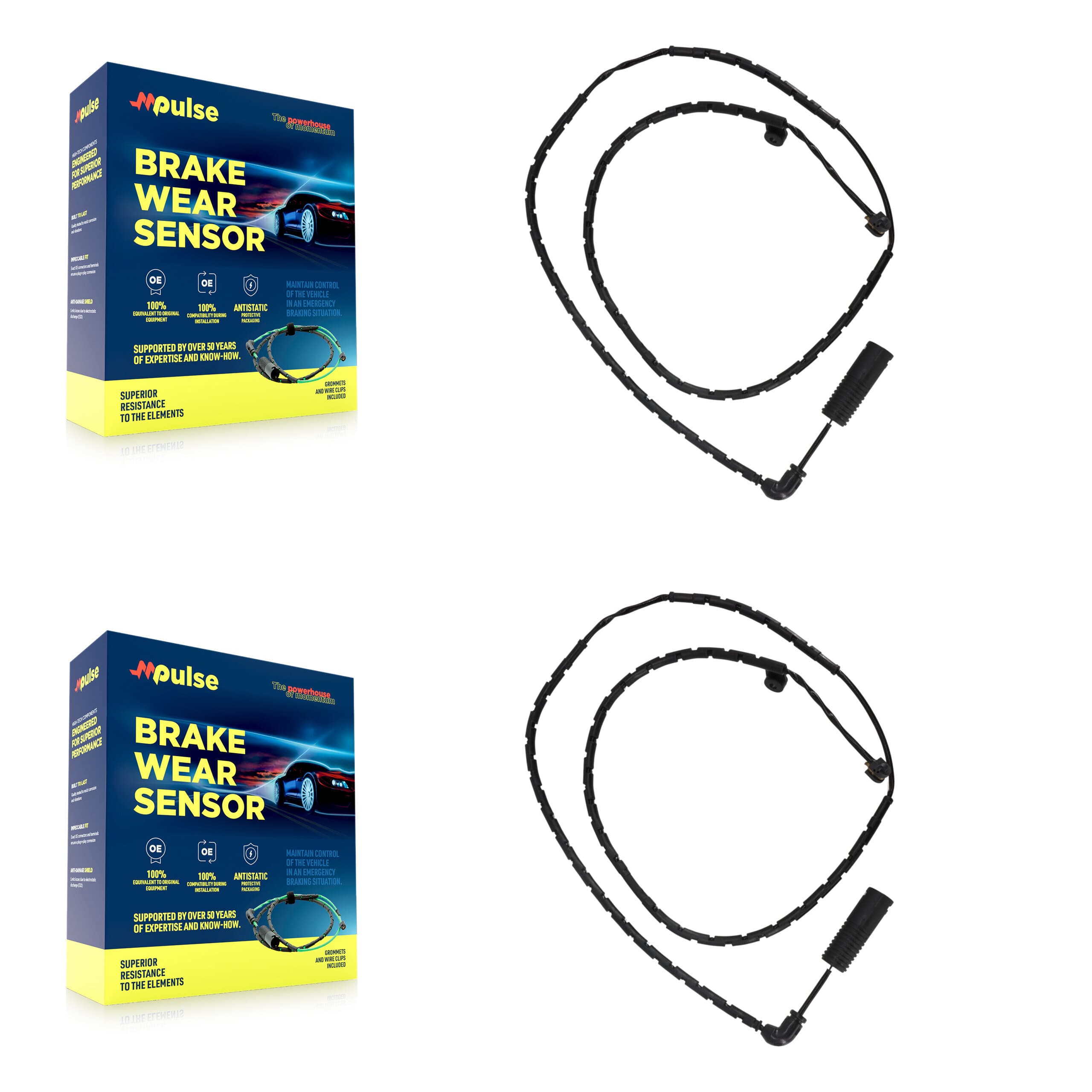 Mpulse - KSE-100329 - Rear Disc Brake Pad Wear Sensor Kits image 1