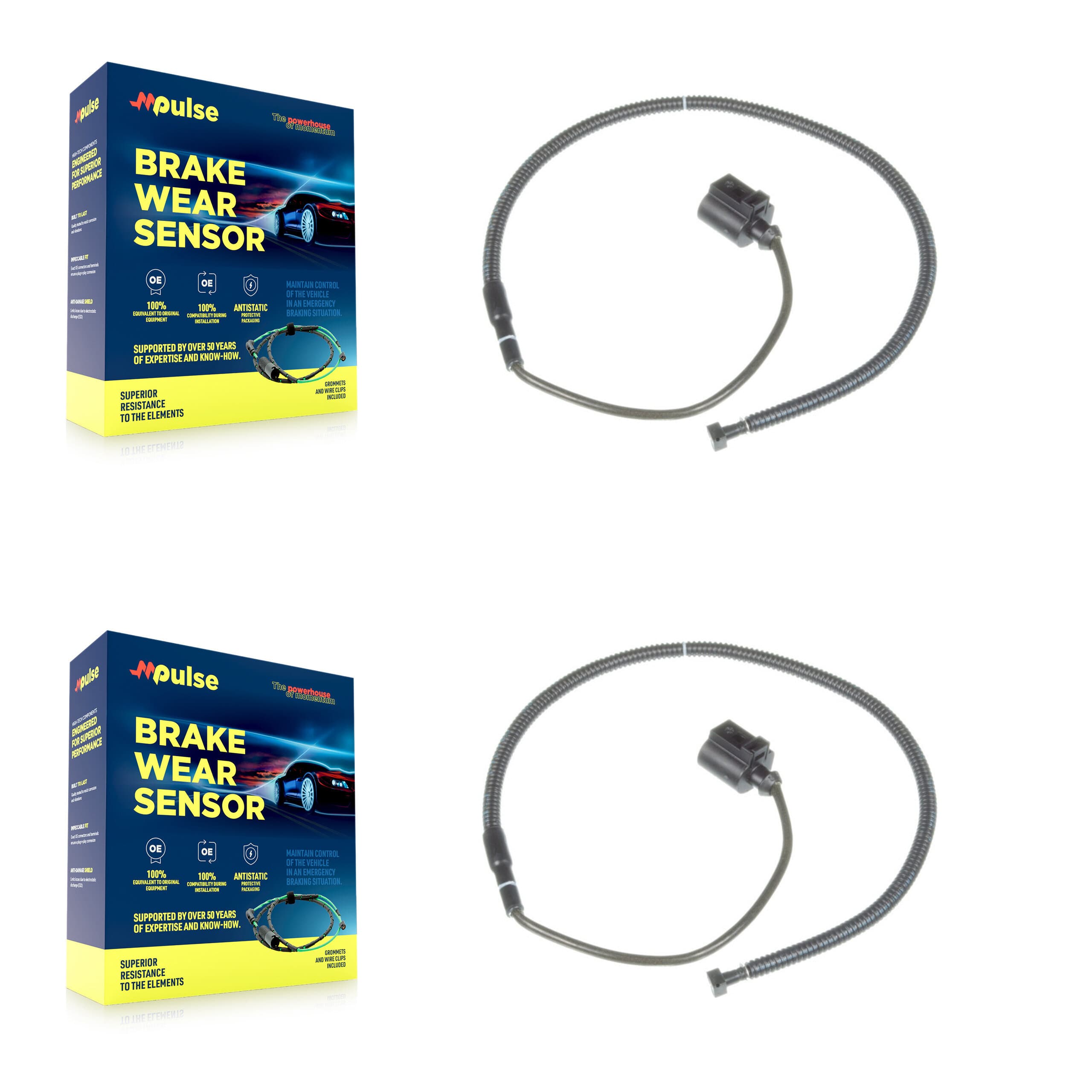 Mpulse - KSE-100331 - Rear Disc Brake Pad Wear Sensor Kits image 1