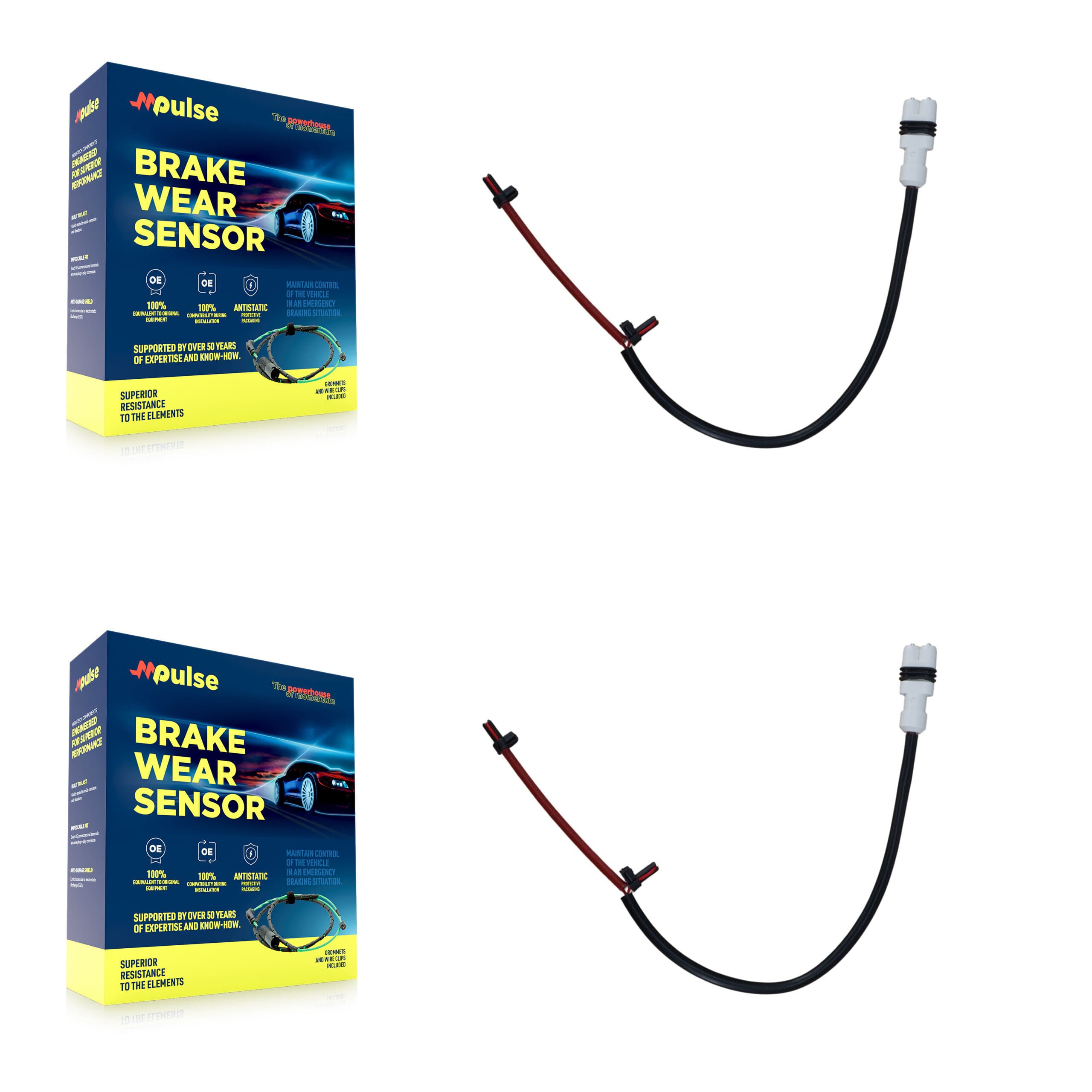 Mpulse - KSE-100349 - Front Disc Brake Pad Wear Sensor Kits image 1