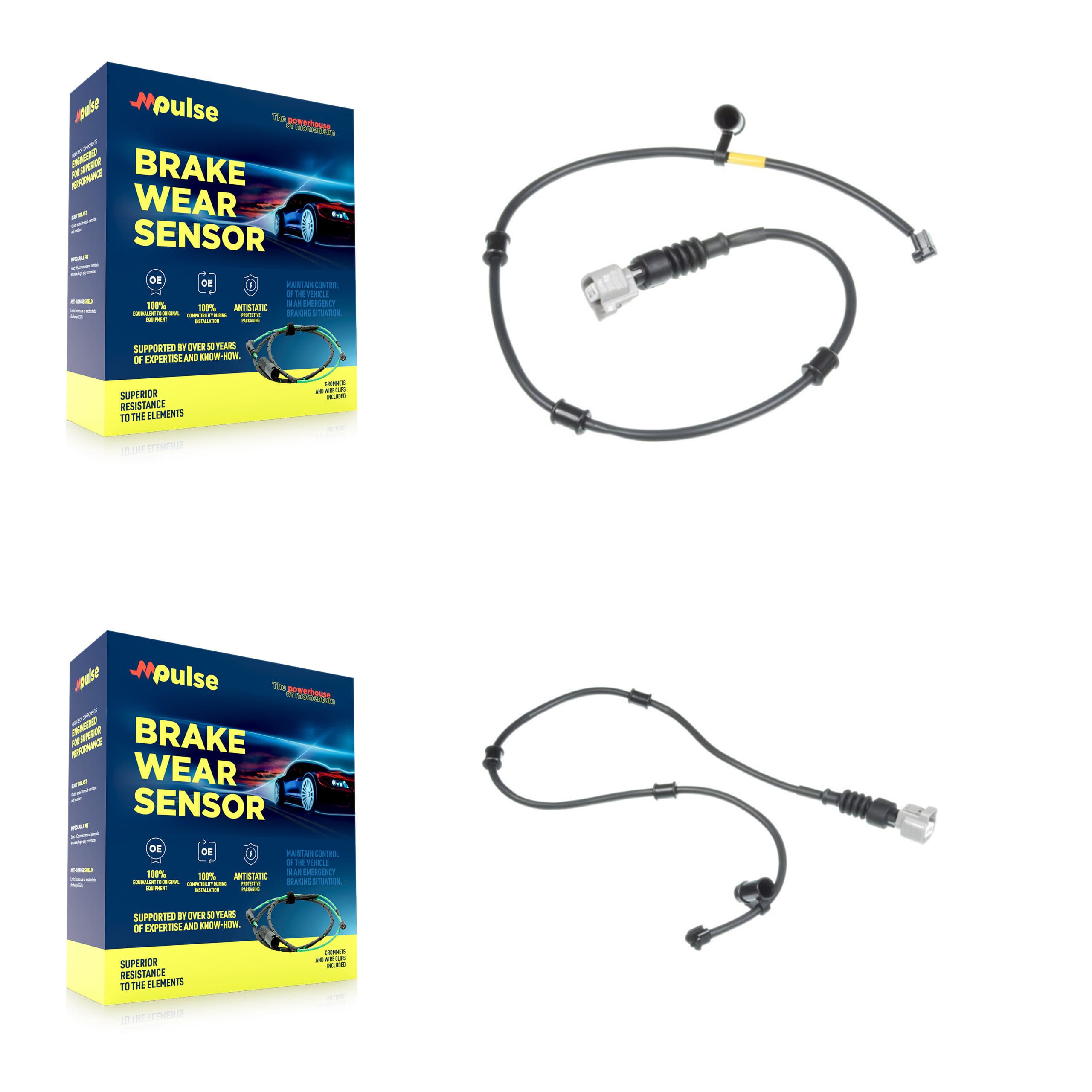 Mpulse - KSE-100376 - Rear Disc Brake Pad Wear Sensor Kits image 1