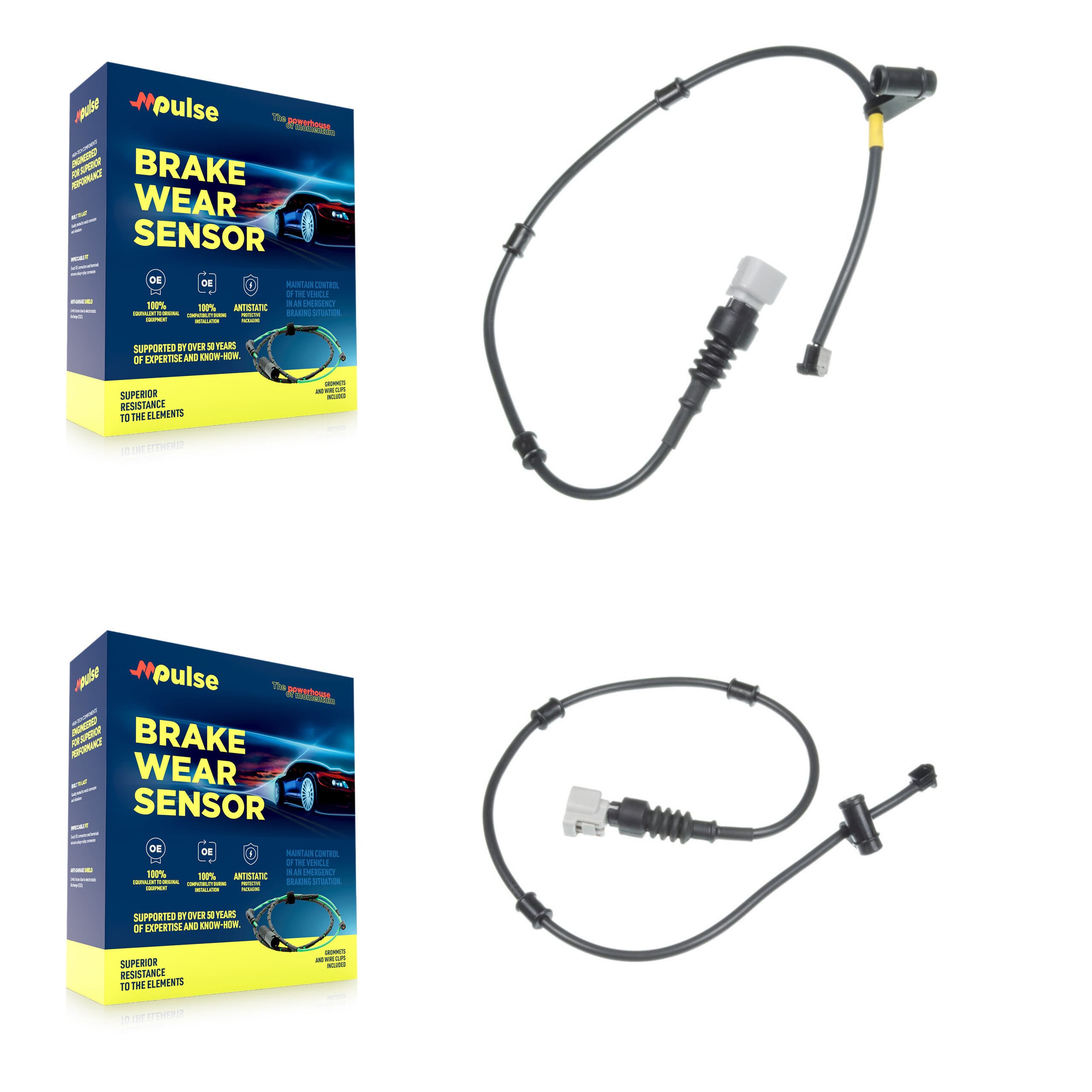 Mpulse - KSE-100377 - Rear Disc Brake Pad Wear Sensor Kits image 1