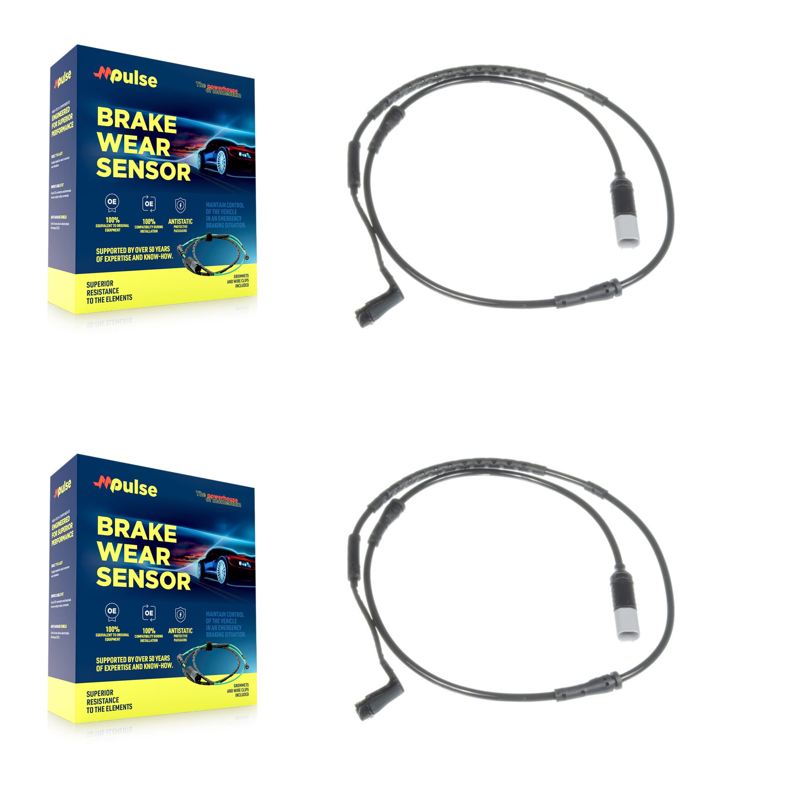 Mpulse - KSE-100388 - Front Disc Brake Pad Wear Sensor Kits image 1