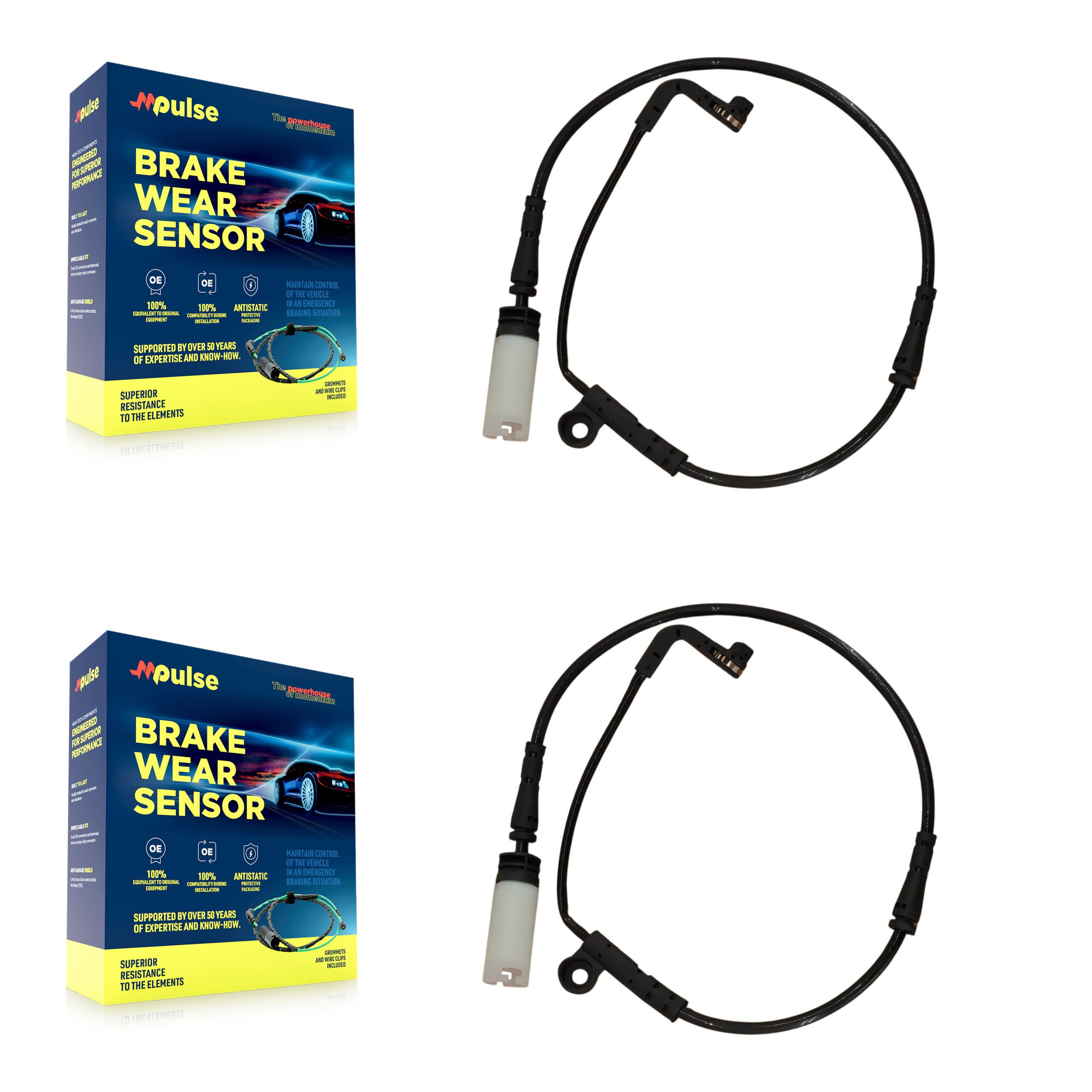 Mpulse - KSE-100468 - Rear Disc Brake Pad Wear Sensor Kits image 1