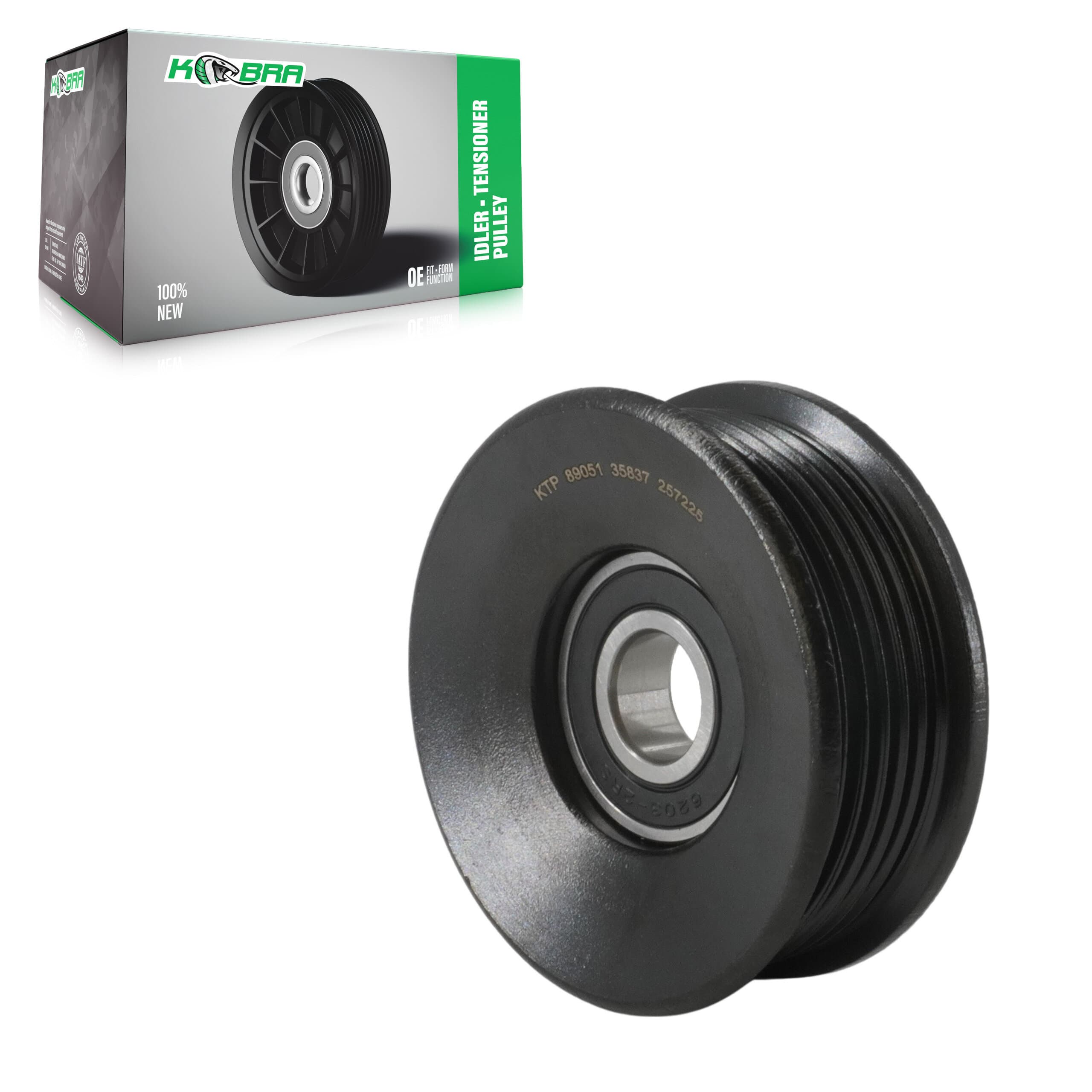 Kobra - KTP-89051 - Grooved Pulley Accessory Drive Belt Idler Pulley image 1