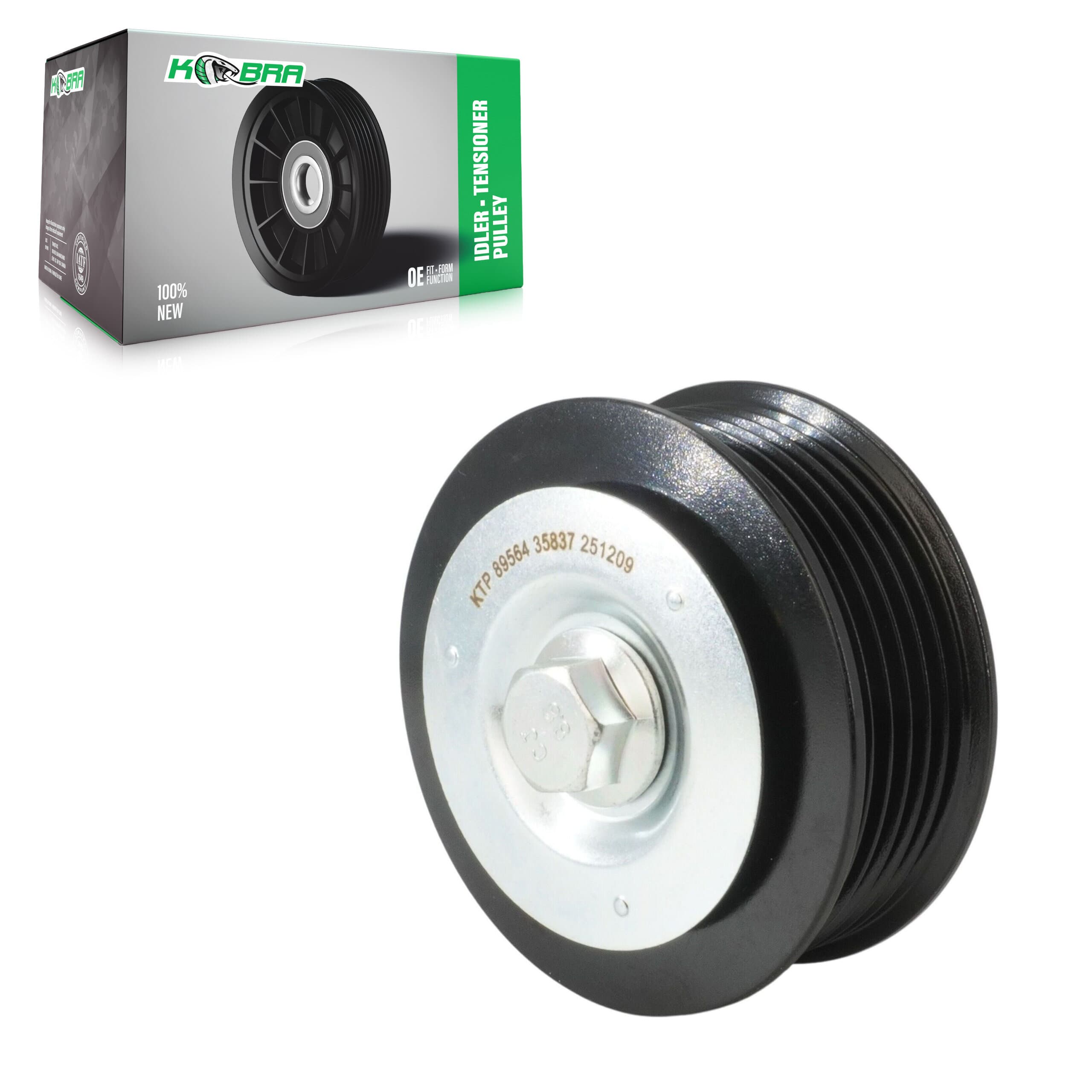 Kobra - KTP-89564 - Grooved Pulley Accessory Drive Belt Idler Pulley image 1