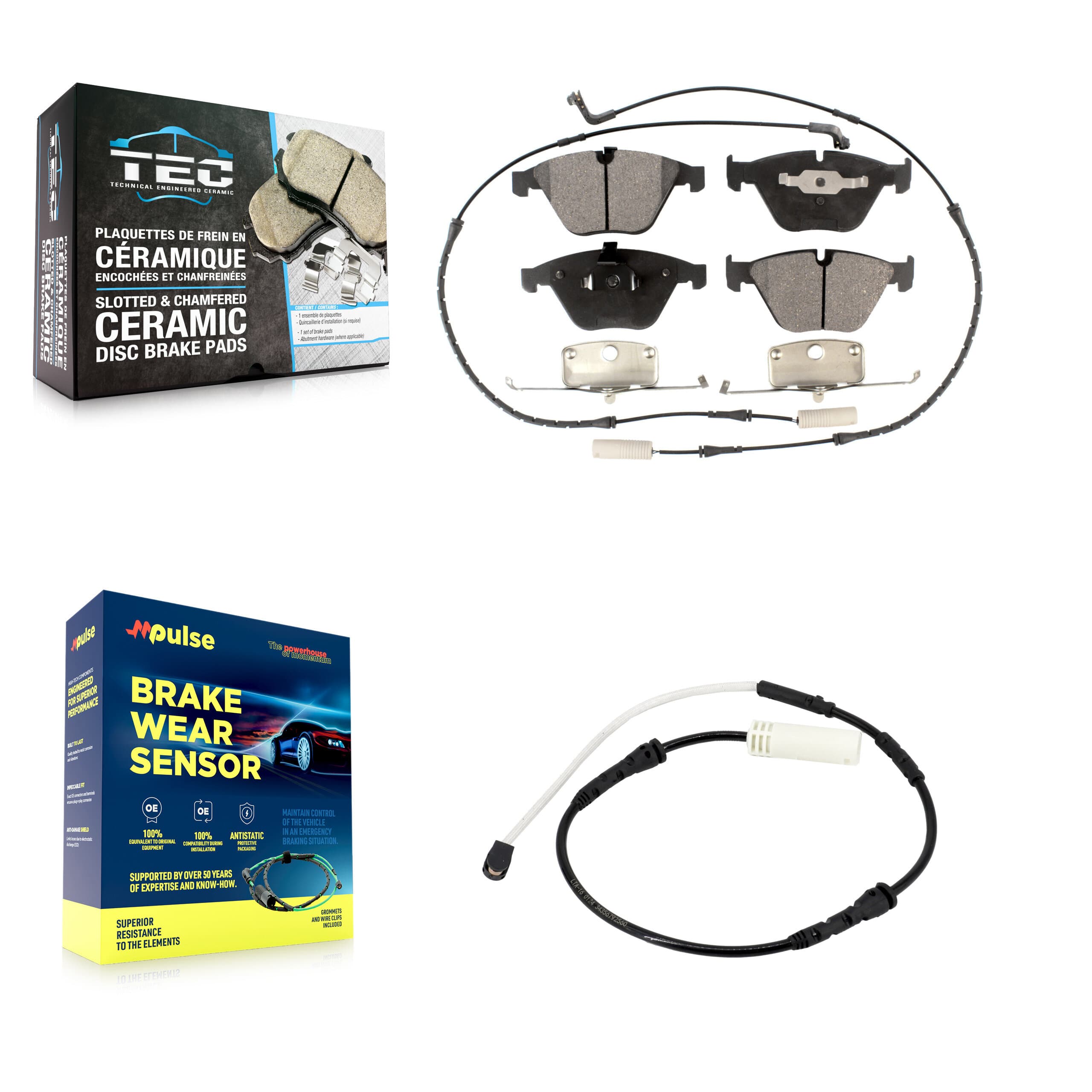 TEC - KTW-100150 - Front Disc Brake Pad Kits image 1