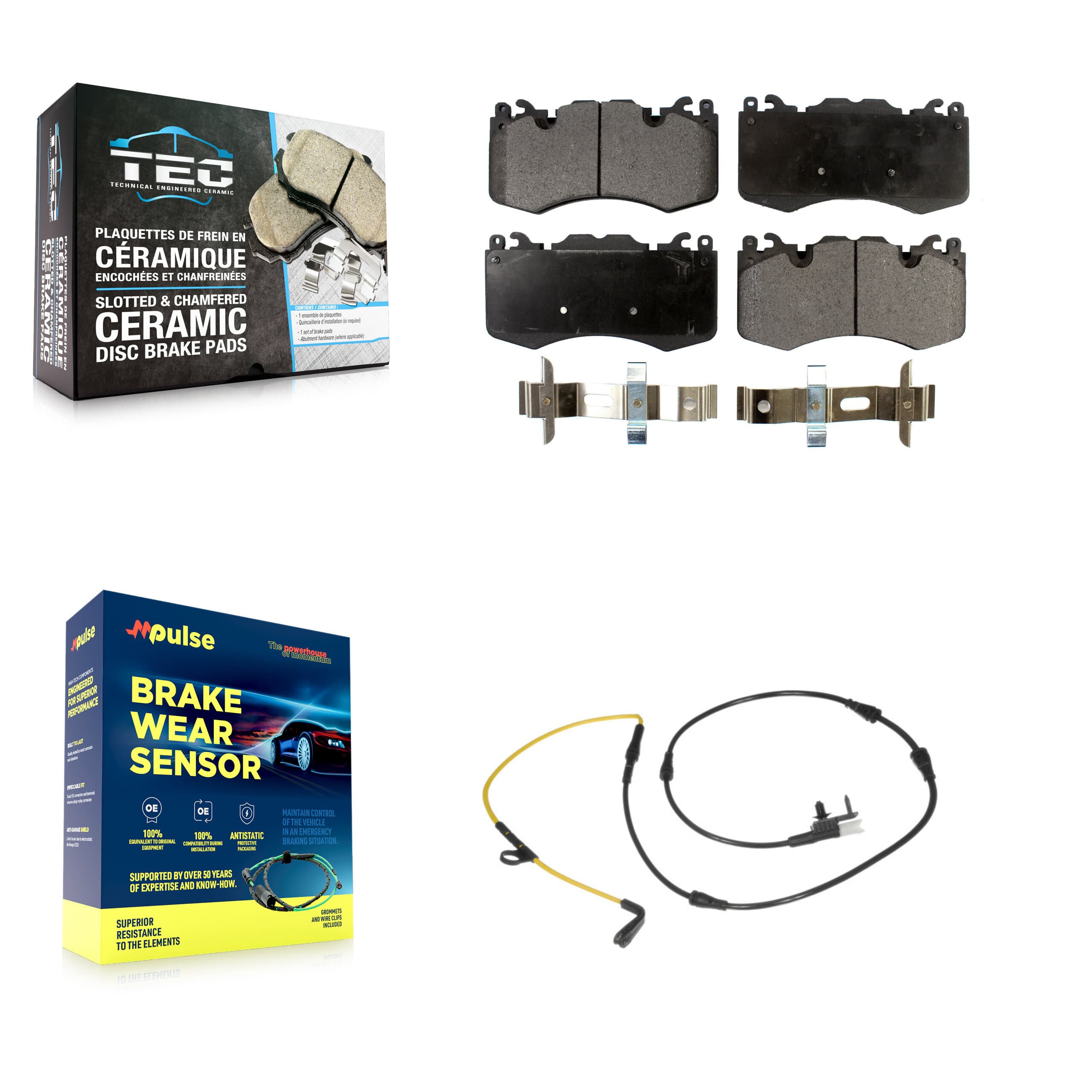 TEC - KTW-100175 - Front Disc Brake Pad Kits image 1