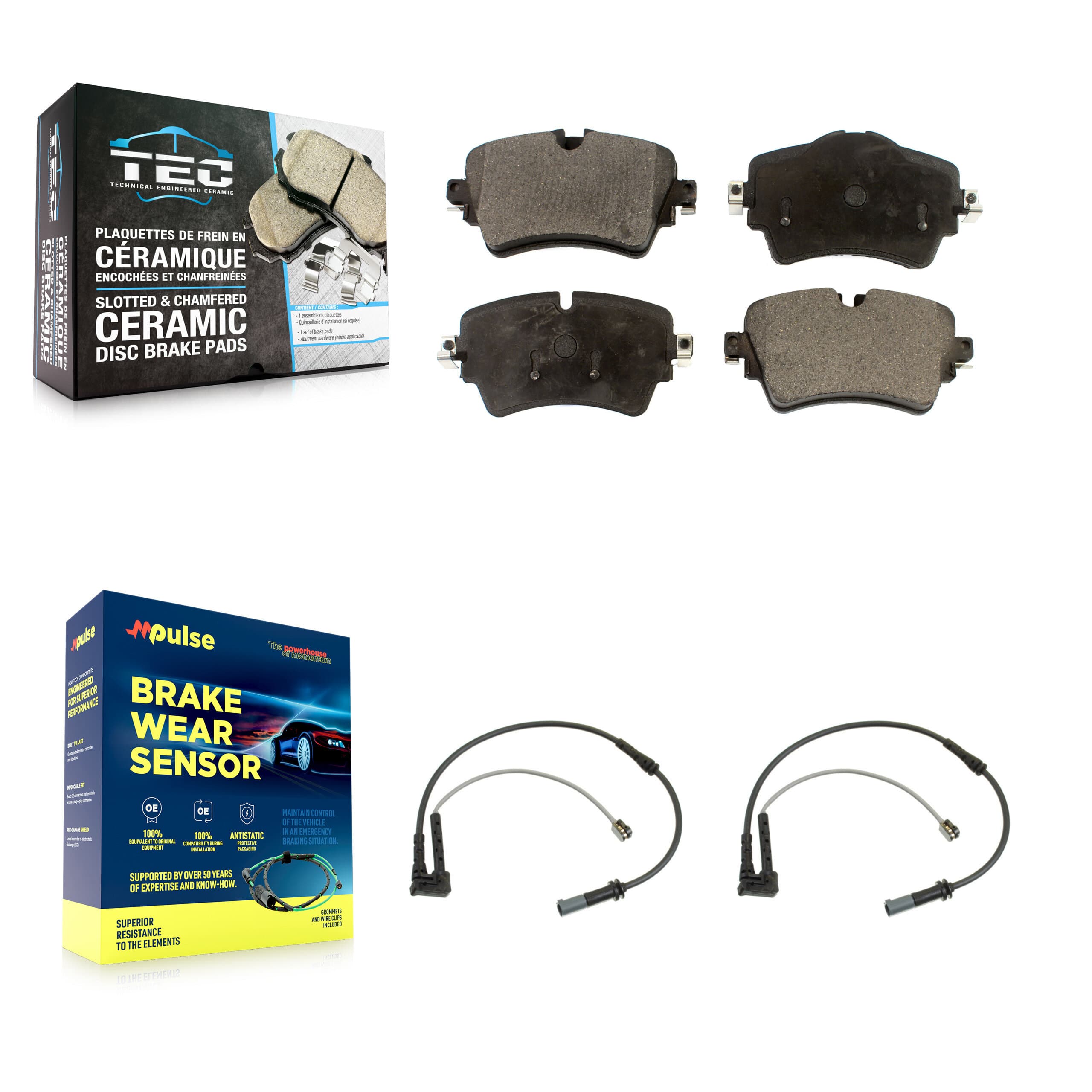 TEC - KTW-100908 - Front Disc Brake Pad Kits image 1