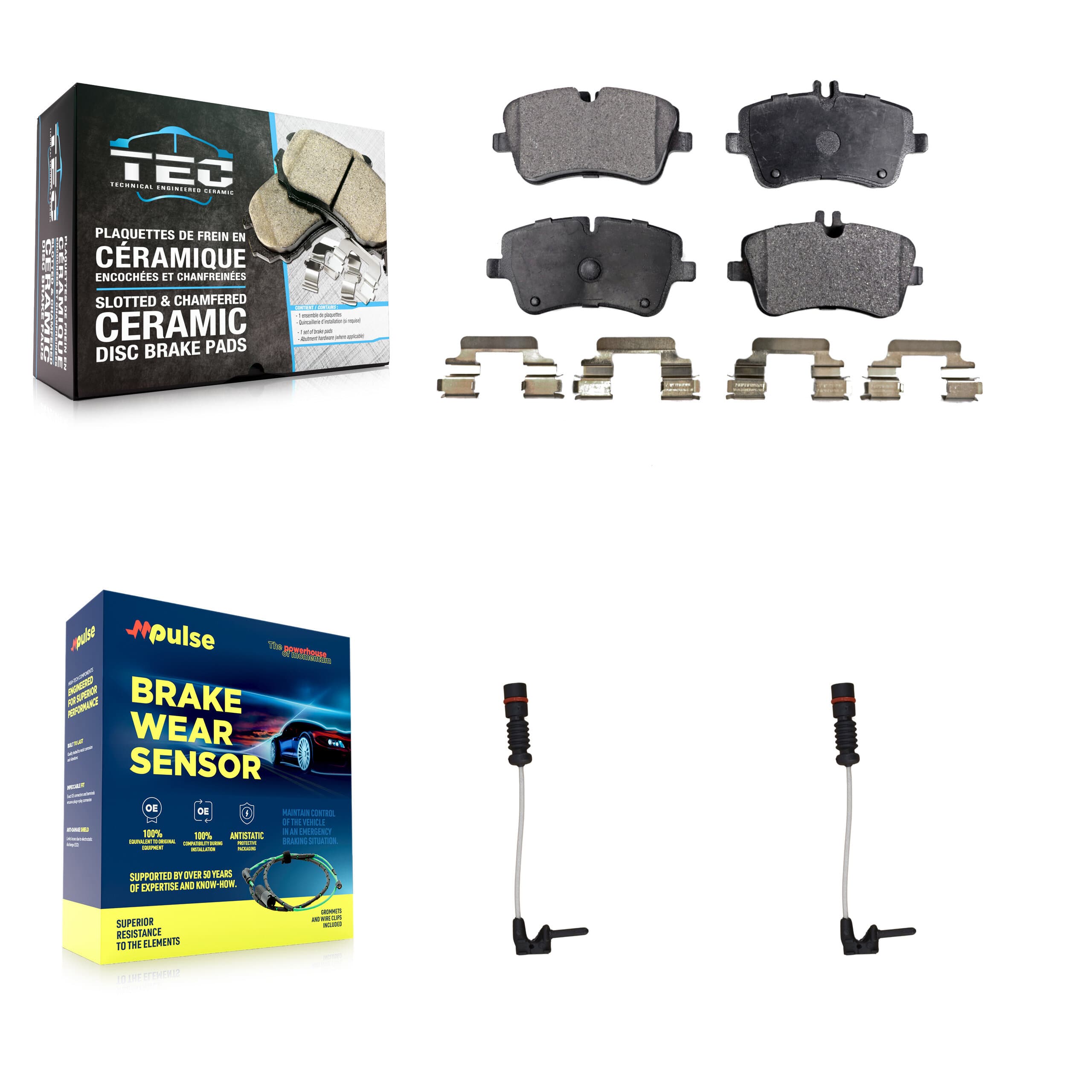 TEC - KTW-100959 - Front Disc Brake Pad Kits image 1