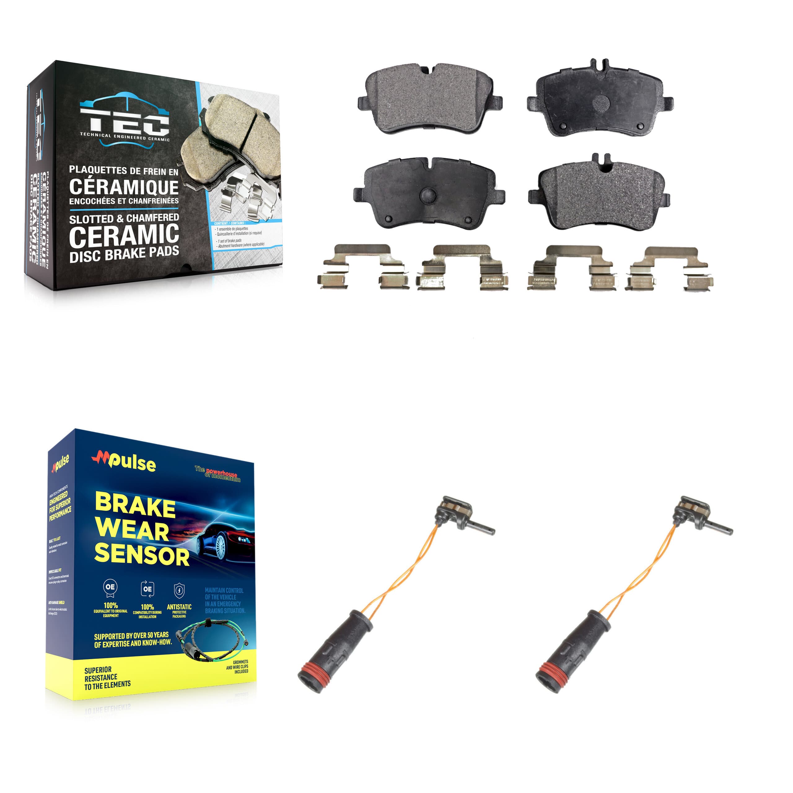 TEC - KTW-101010 - Front Disc Brake Pad Kits image 1