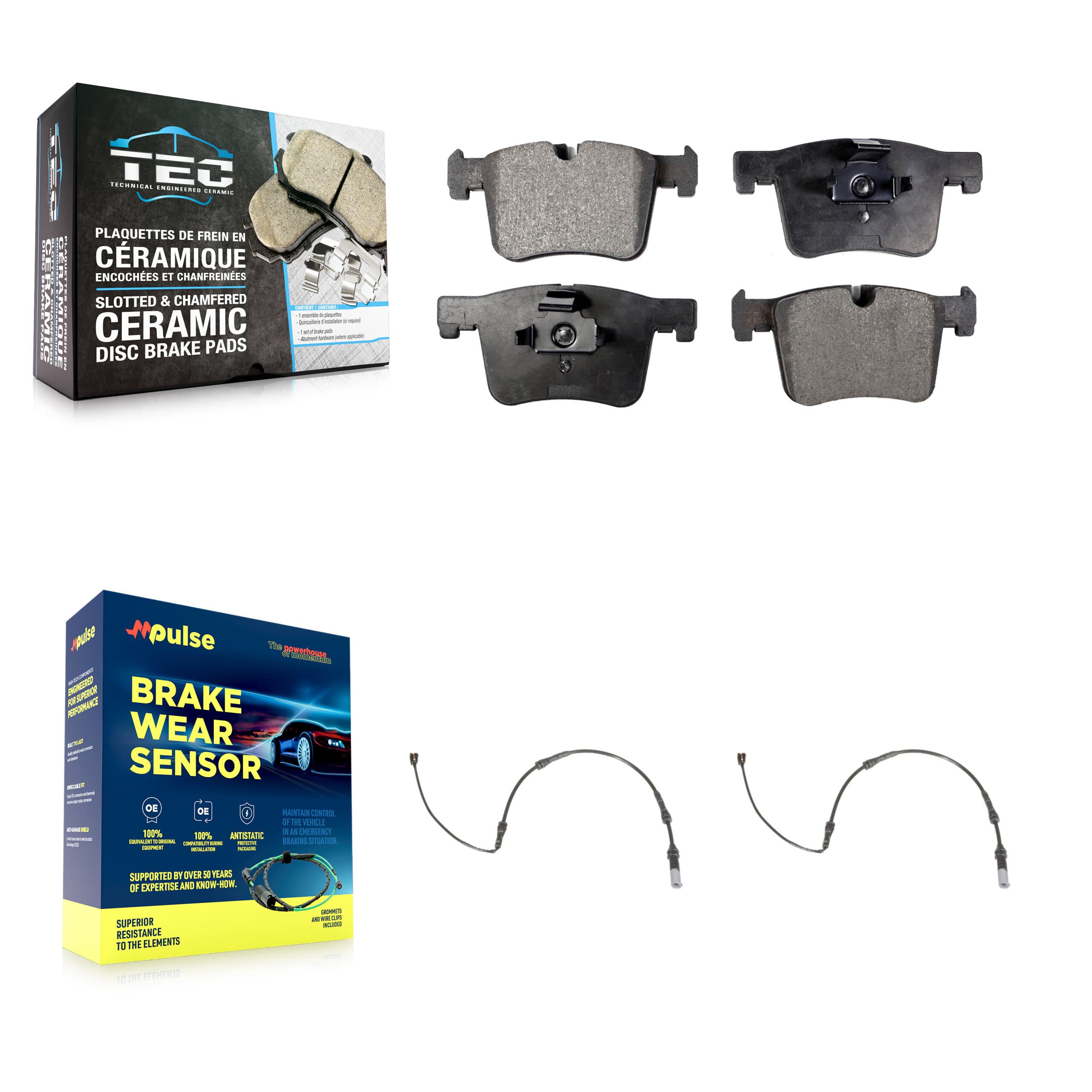 TEC - KTW-101040 - Front Disc Brake Pad Kits image 1