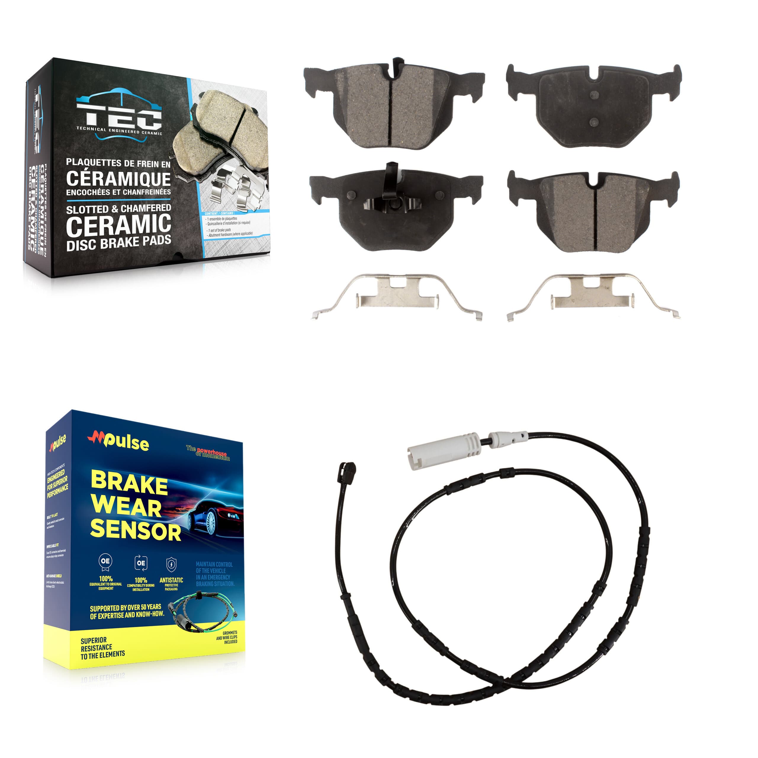 TEC - KTW-101143 - Rear Disc Brake Pad Kits image 1