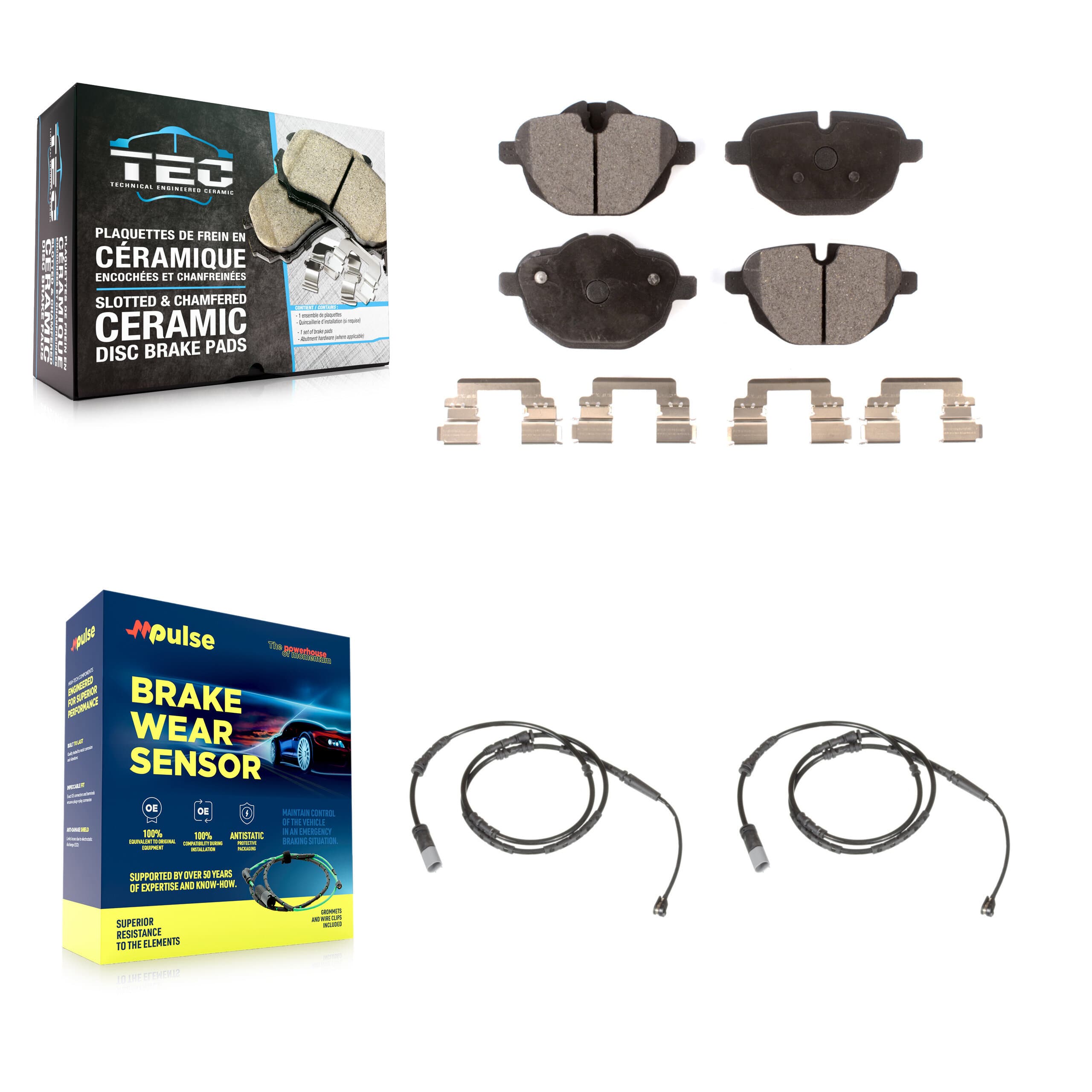 TEC - KTW-101311 - Rear Disc Brake Pad Kits image 1