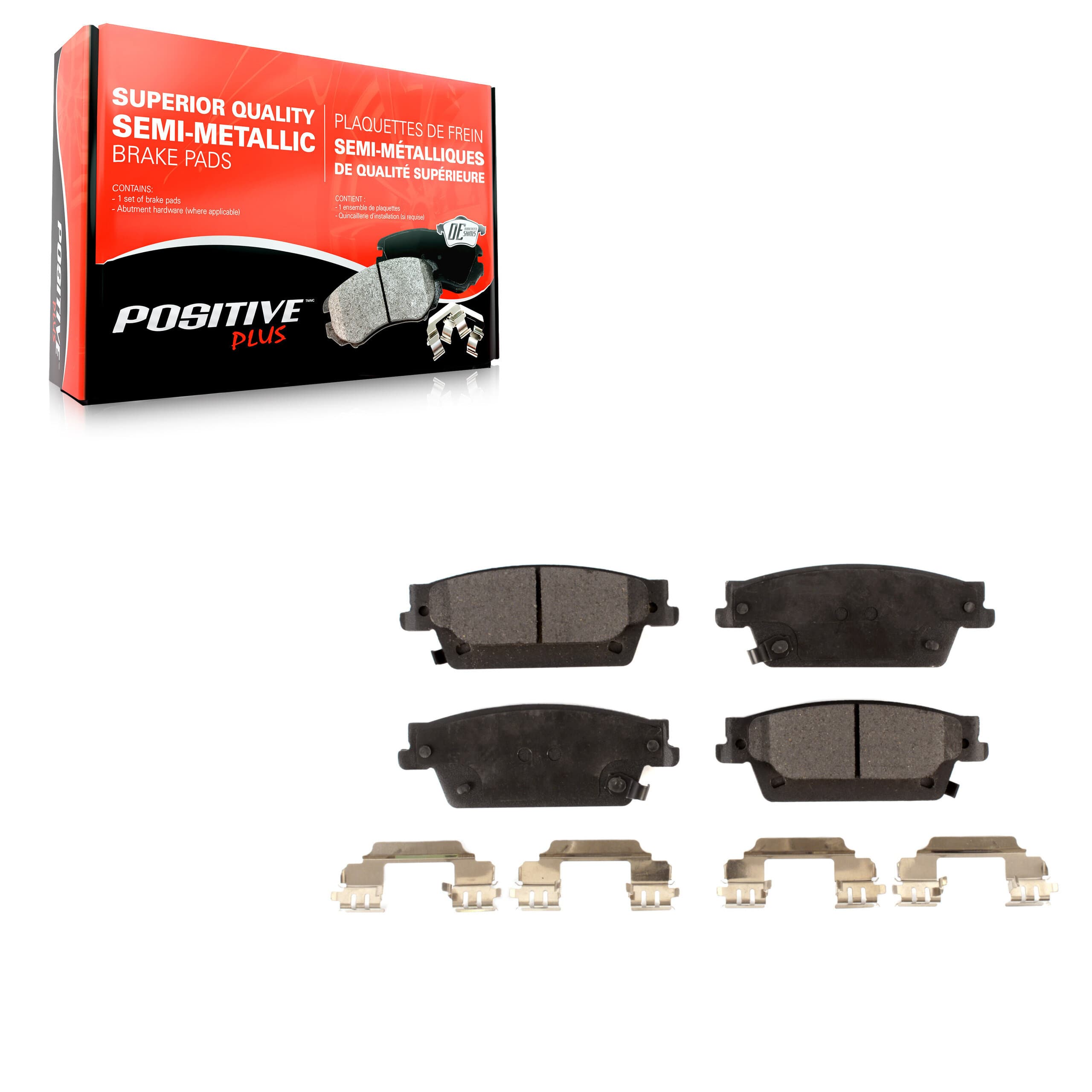 Positive Plus - PPF-D1020 - Rear Disc Brake Pad image 1