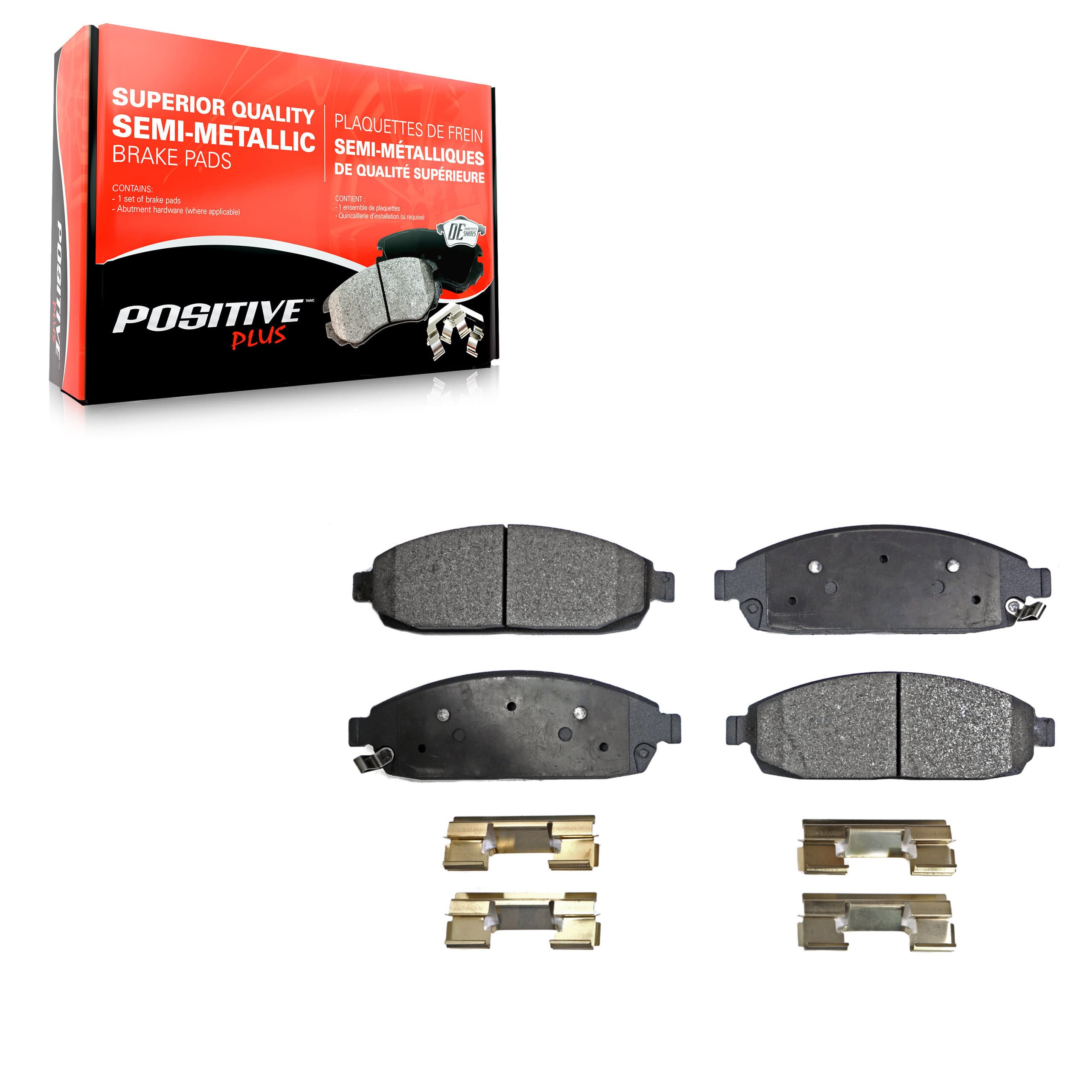 Positive Plus - PPF-D1080 - Front Disc Brake Pad image 1