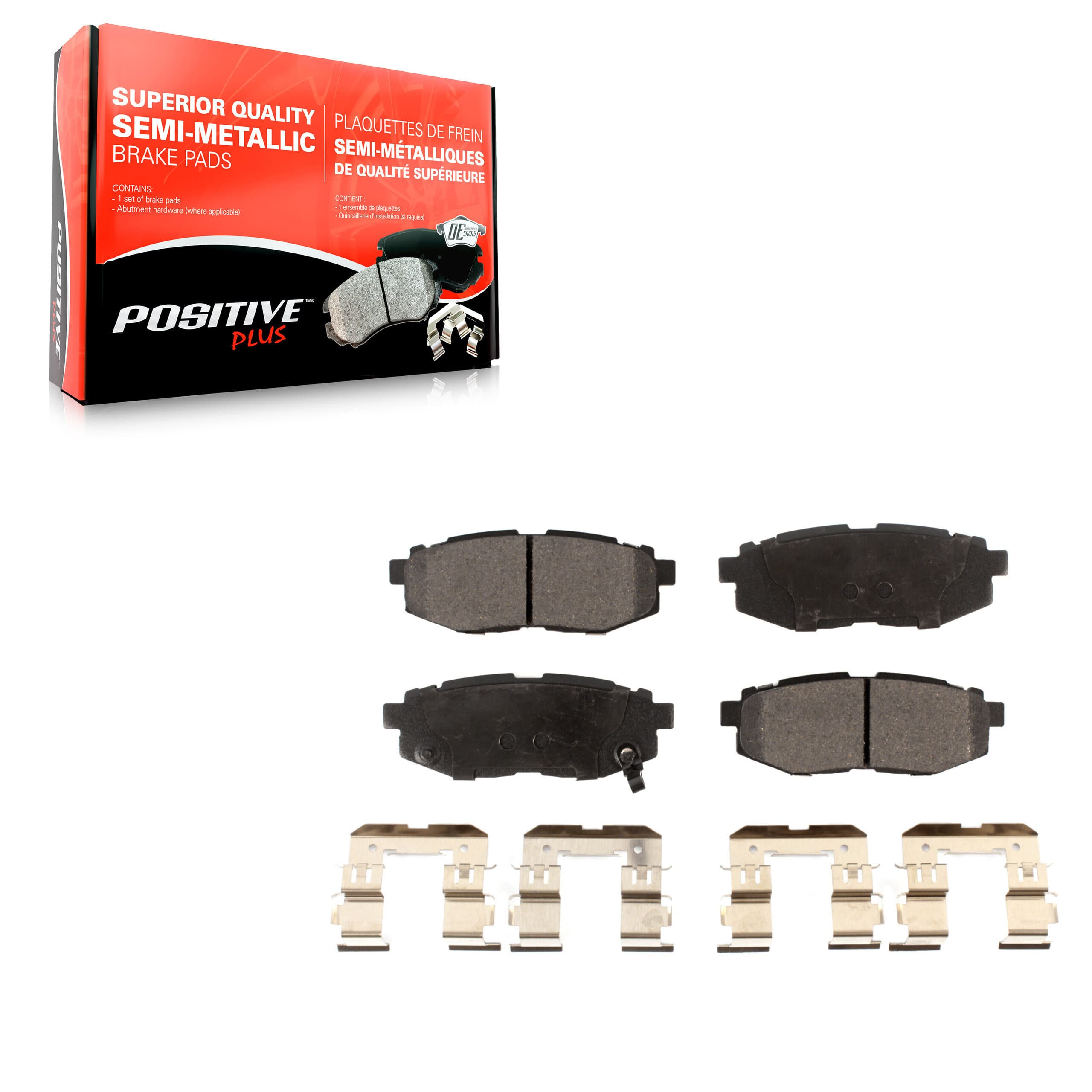Positive Plus - PPF-D1124 - Rear Disc Brake Pad image 1