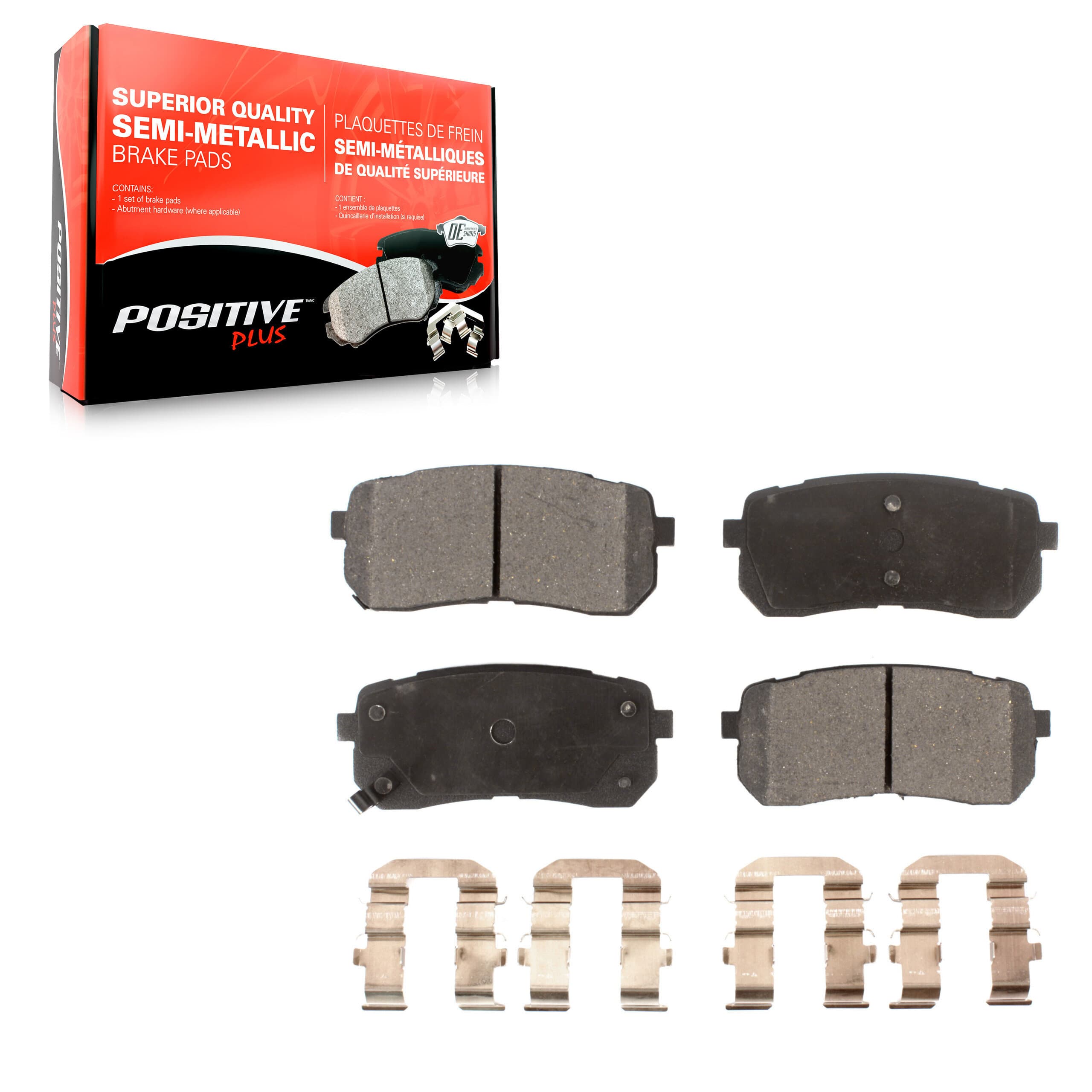 Positive Plus - PPF-D1302 - Rear Disc Brake Pad image 1