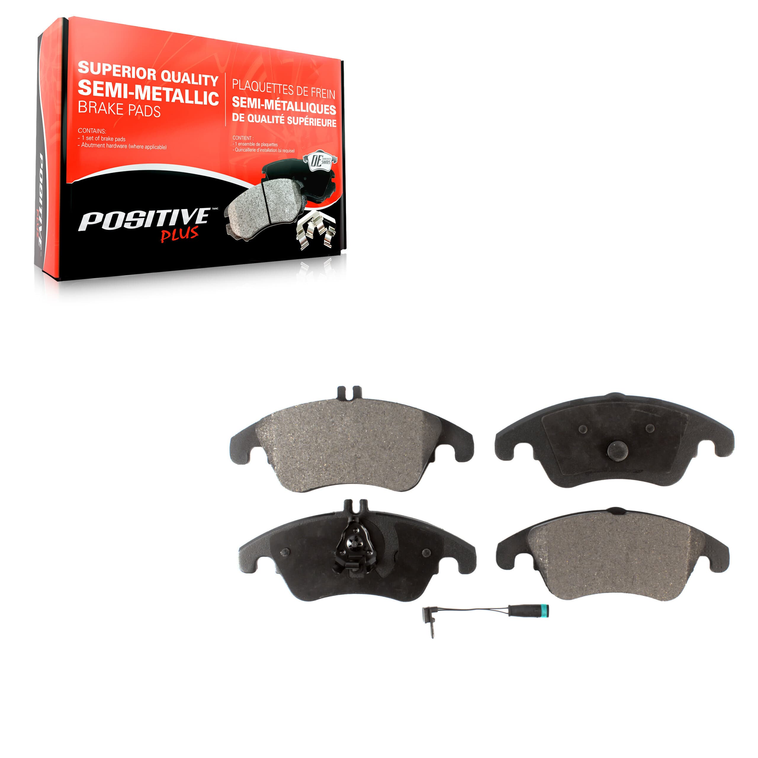 Positive Plus - PPF-D1342 - Front Disc Brake Pad image 1