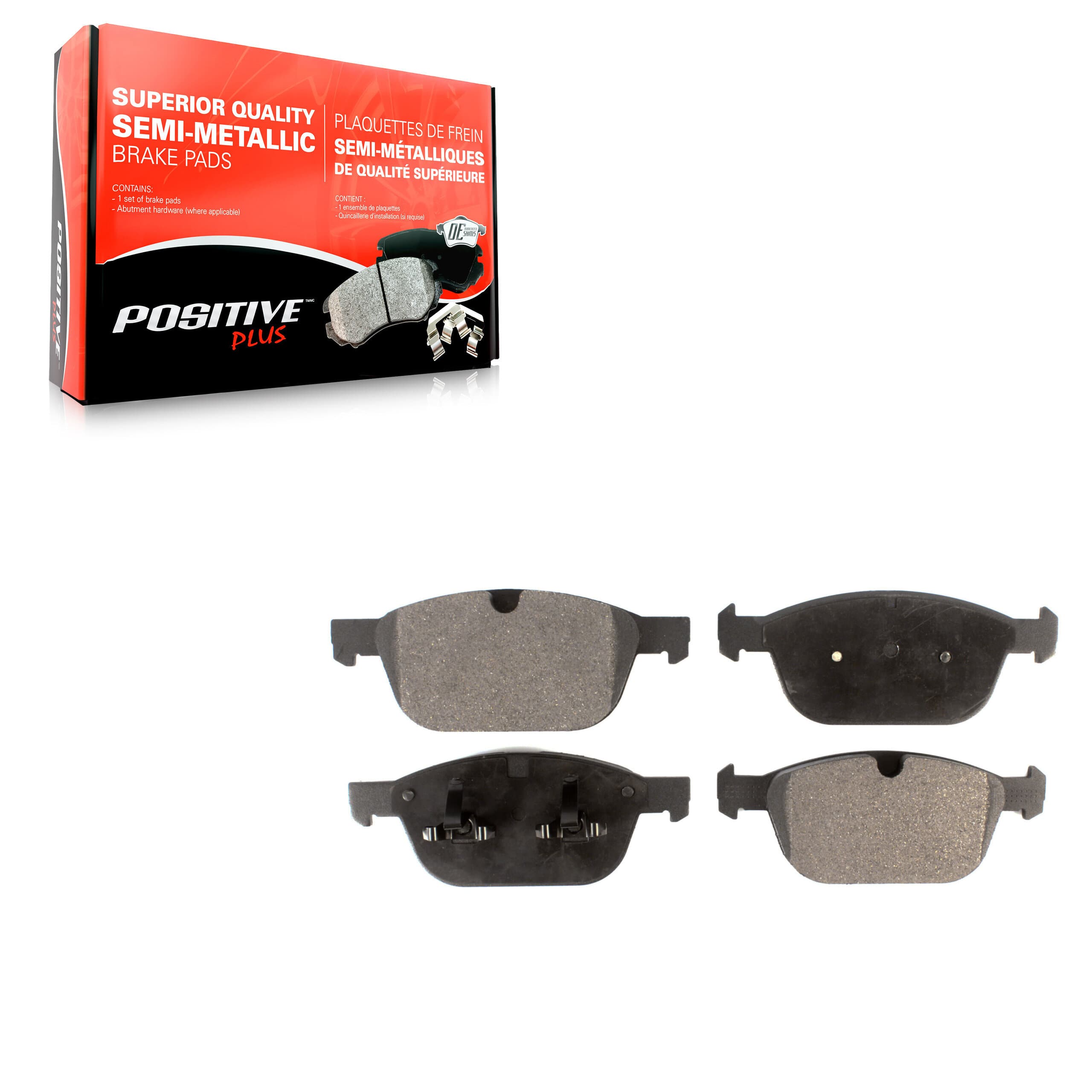 Positive Plus - PPF-D1412 - Front Disc Brake Pad image 1