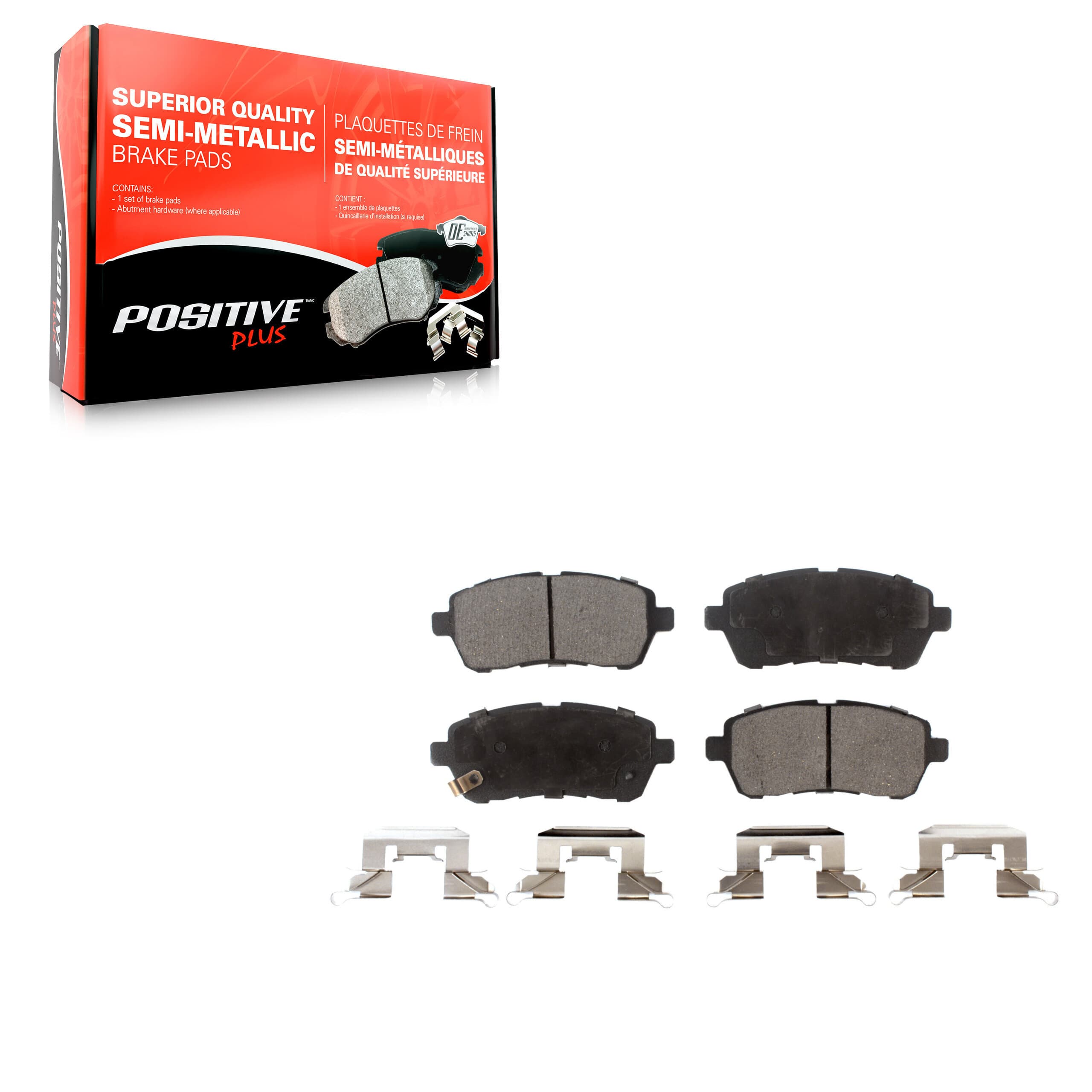Positive Plus - PPF-D1454A - Front Disc Brake Pad image 1