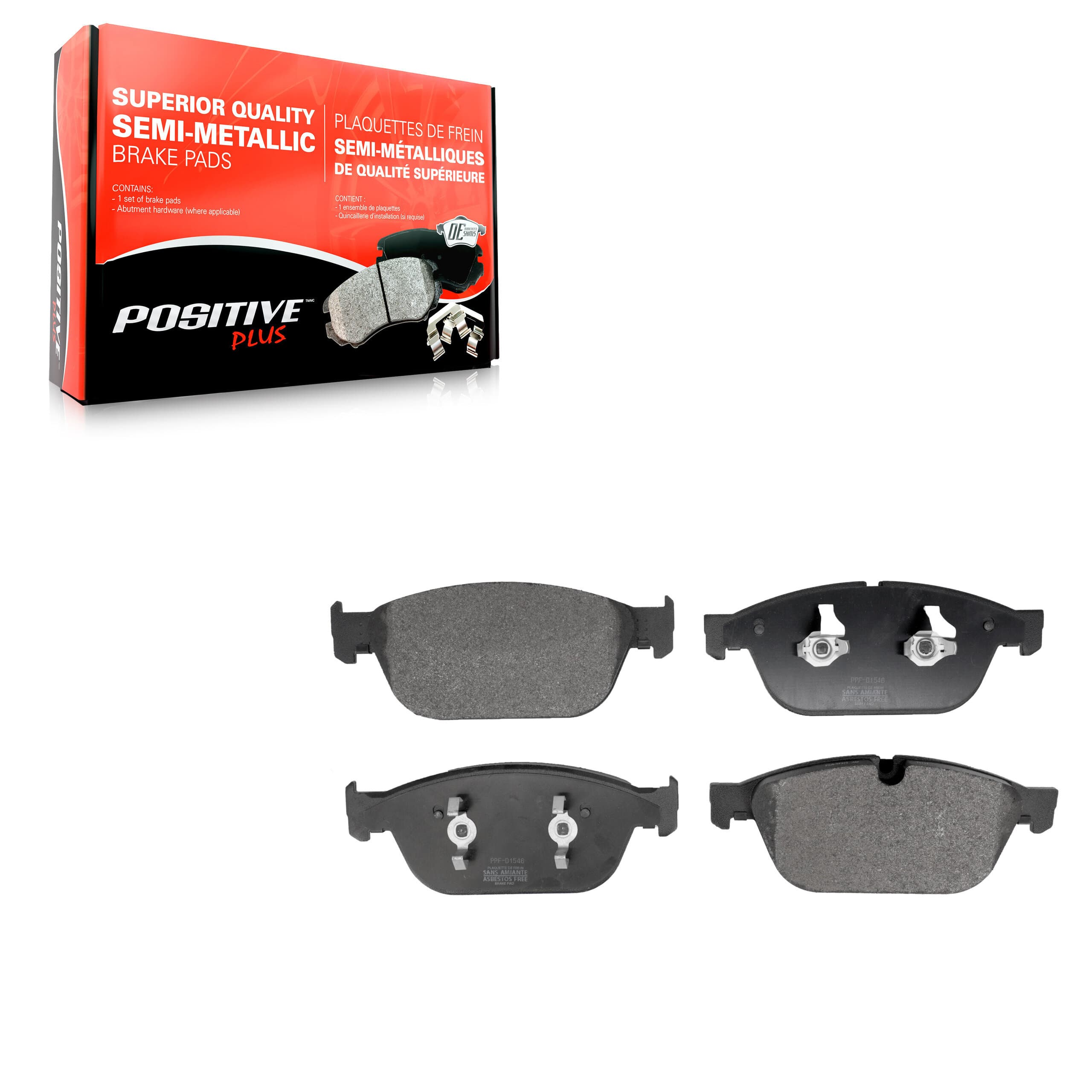 Positive Plus - PPF-D1546 - Front Disc Brake Pad image 1