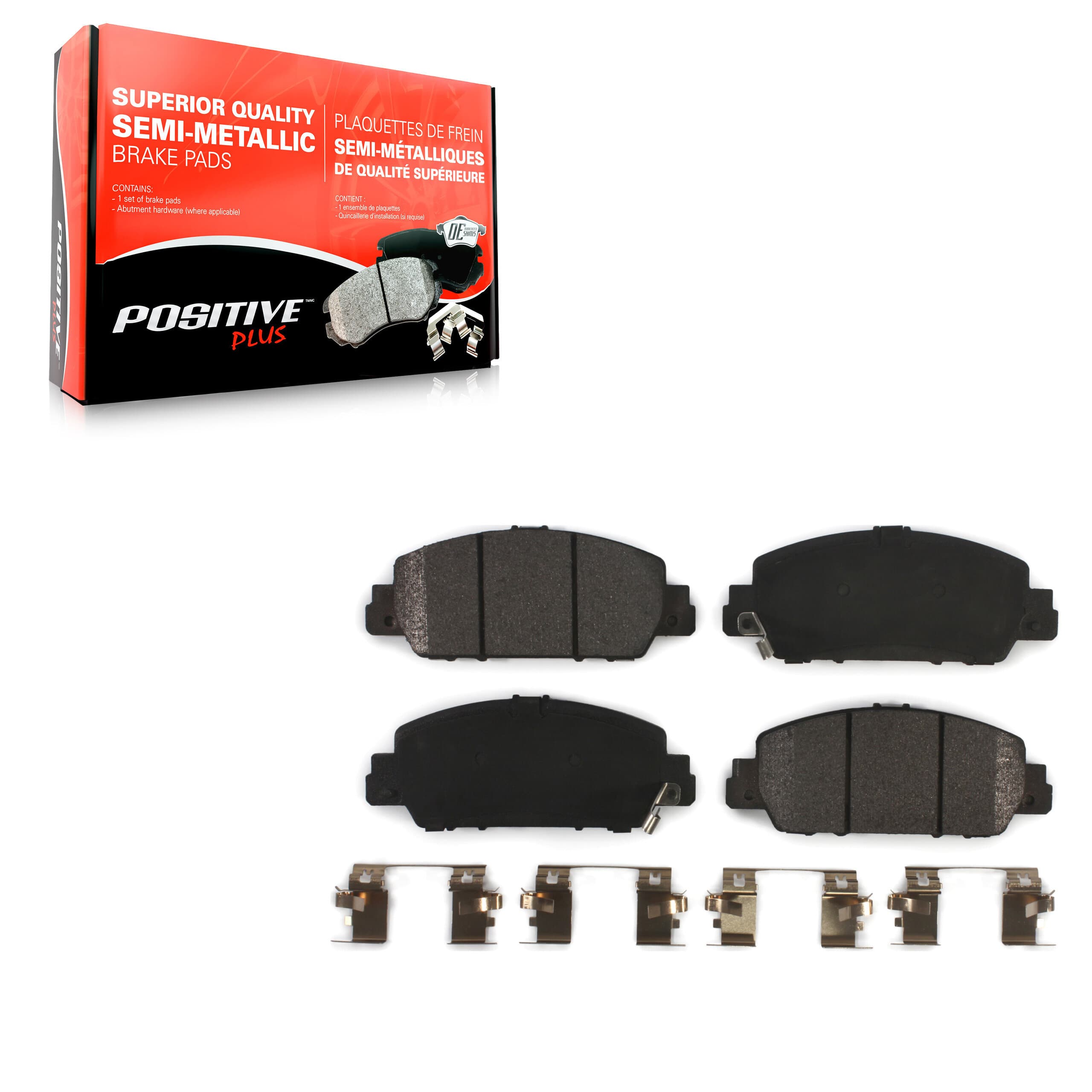 Positive Plus - PPF-D1654 - Front Disc Brake Pad image 1