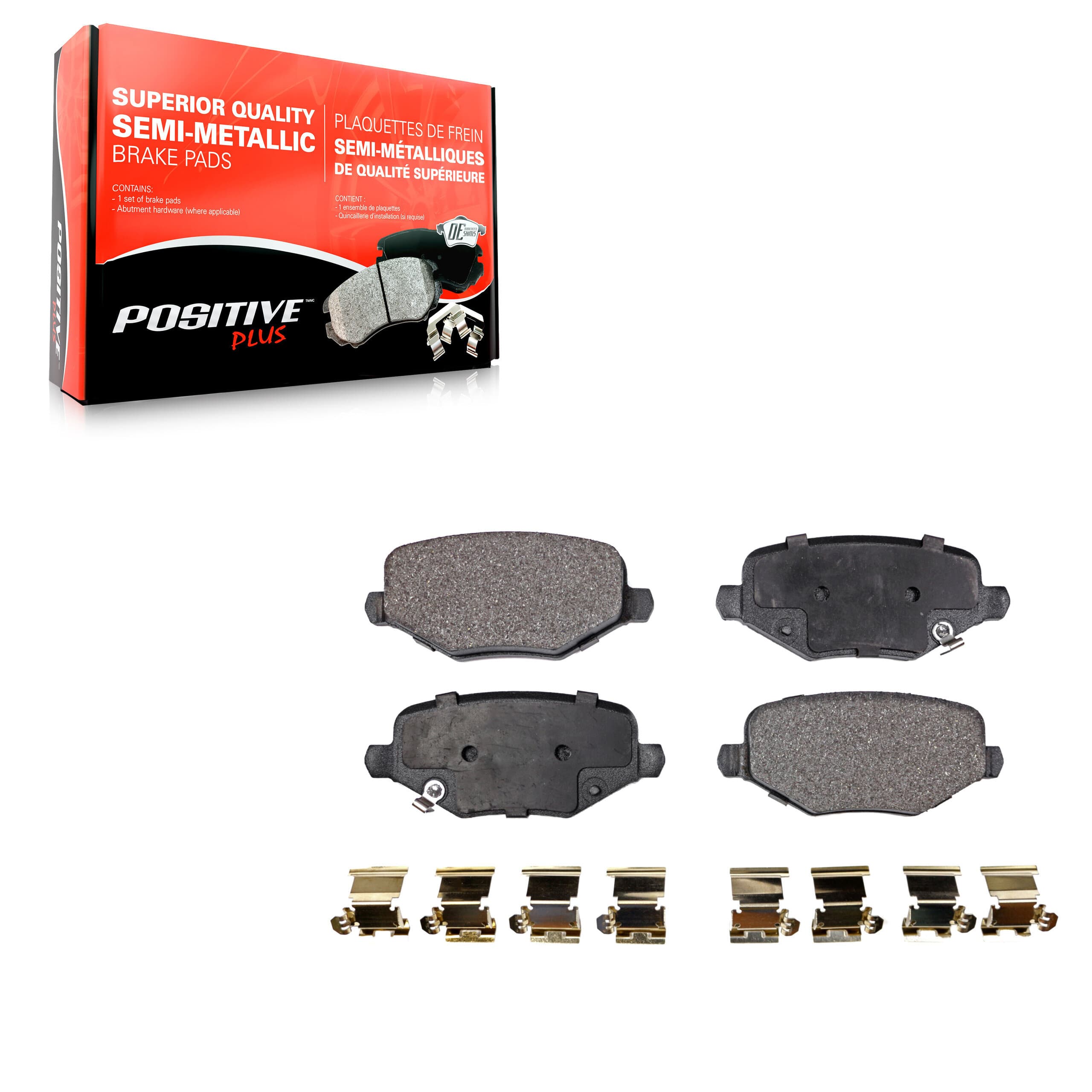 Positive Plus - PPF-D1719 - Rear Disc Brake Pad image 1
