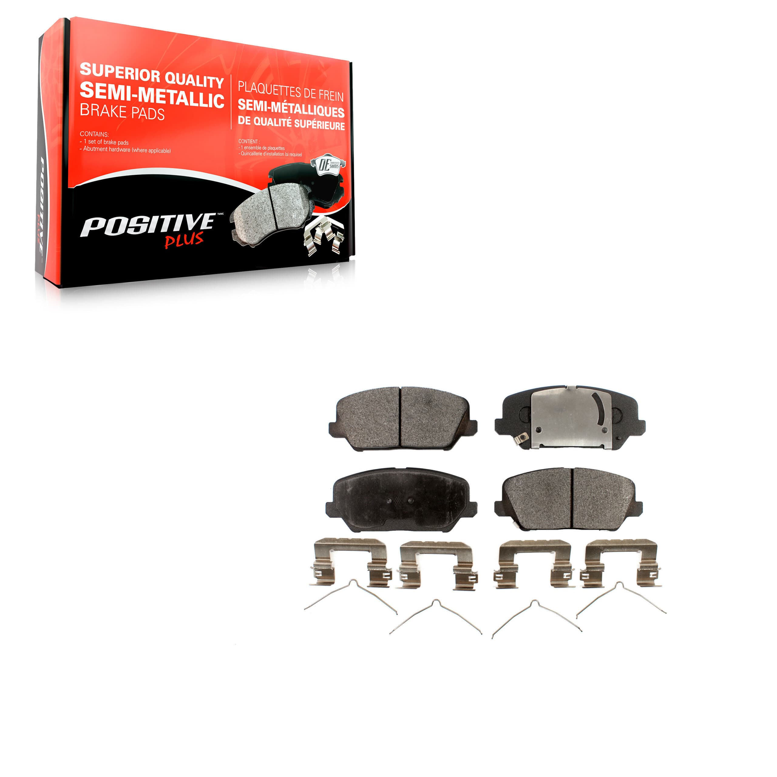 Positive Plus - PPF-D1827 - Front Disc Brake Pad image 1