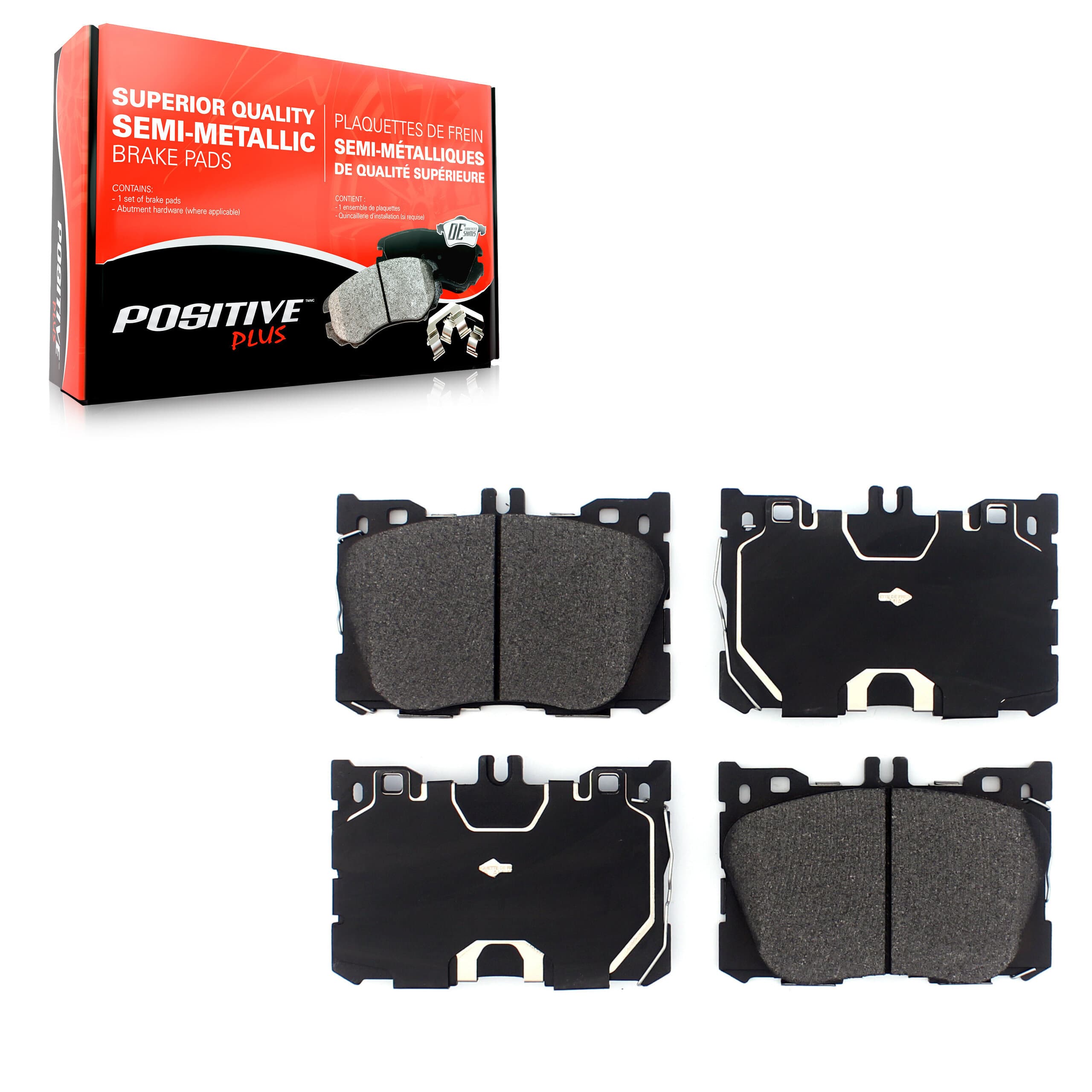 Positive Plus - PPF-D1871 - Front Disc Brake Pad image 1