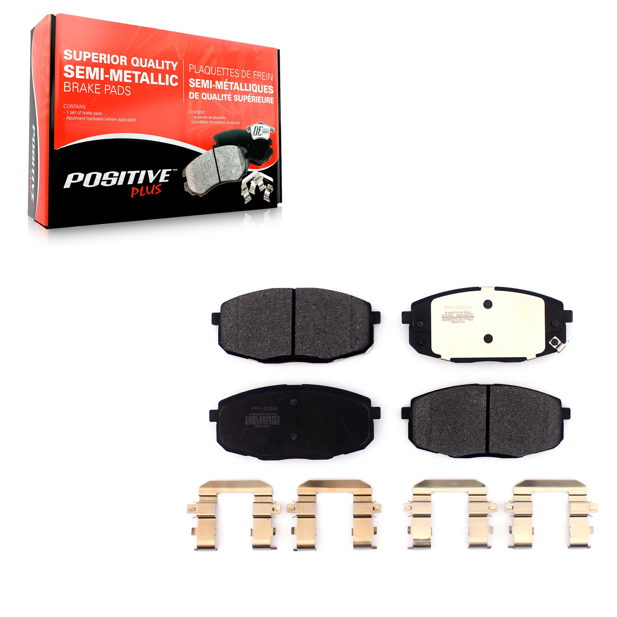 Positive Plus - PPF-D2094 - Front Disc Brake Pad image 1