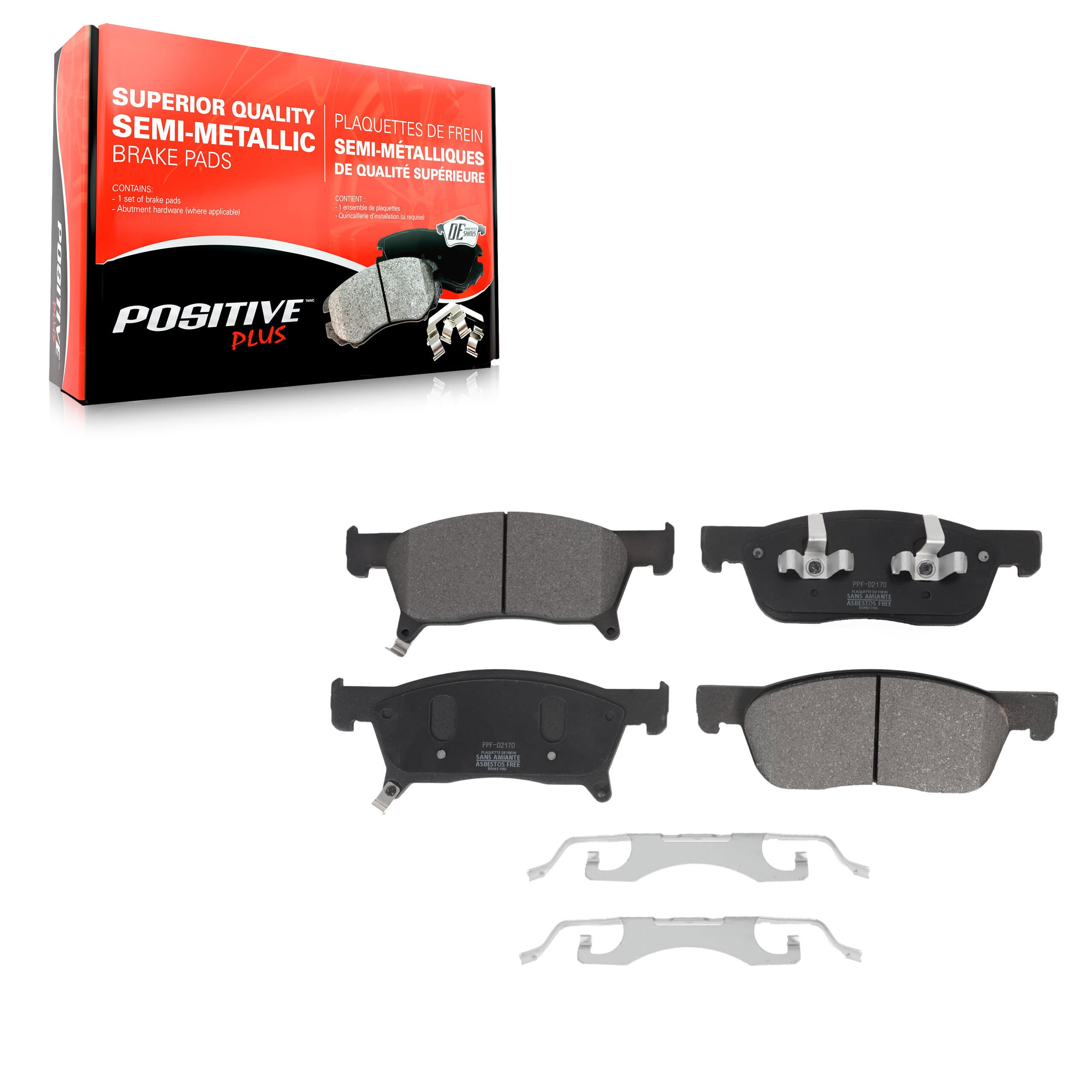 Positive Plus - PPF-D2170 - Front Disc Brake Pad image 1