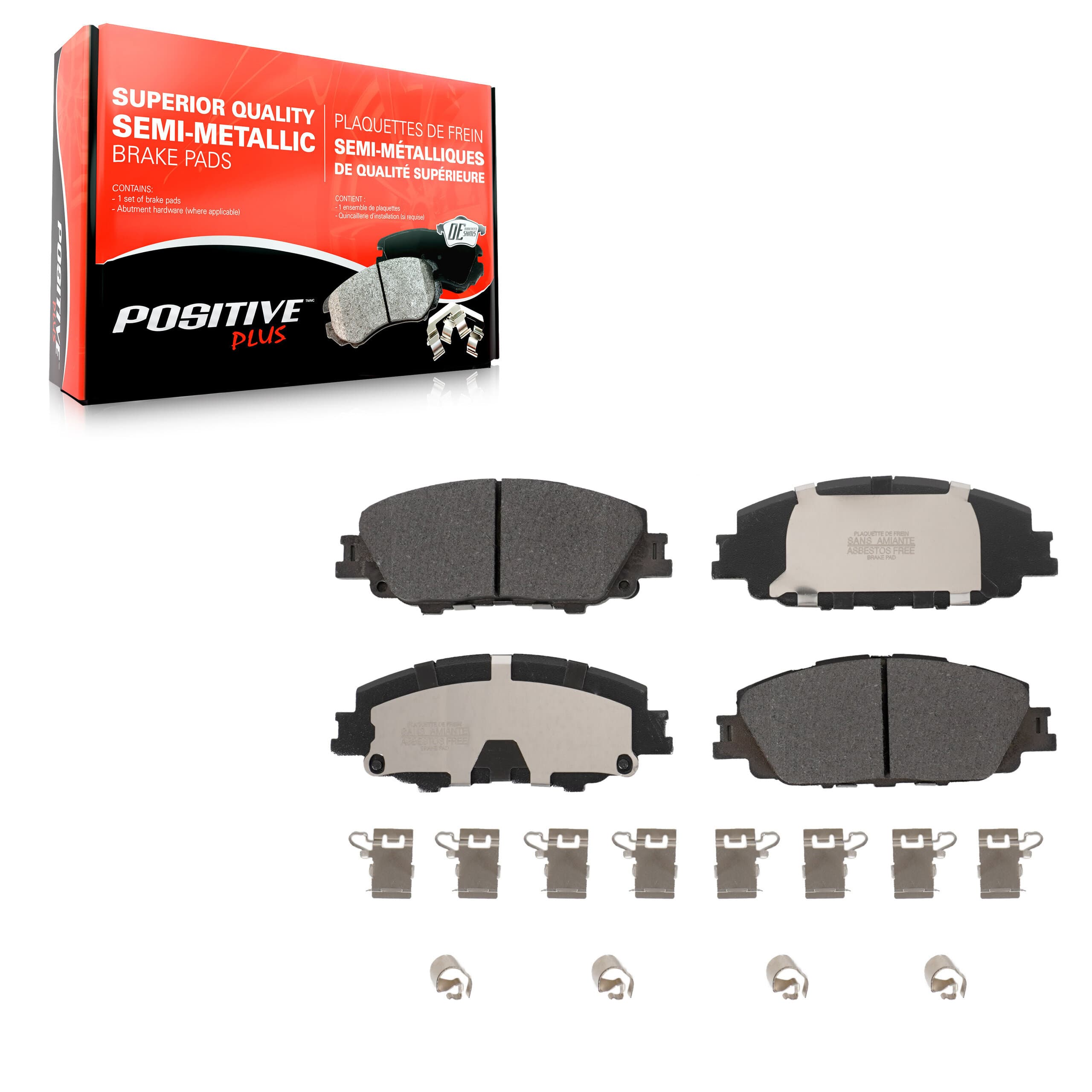 Positive Plus - PPF-D2176 - Front Disc Brake Pad image 1