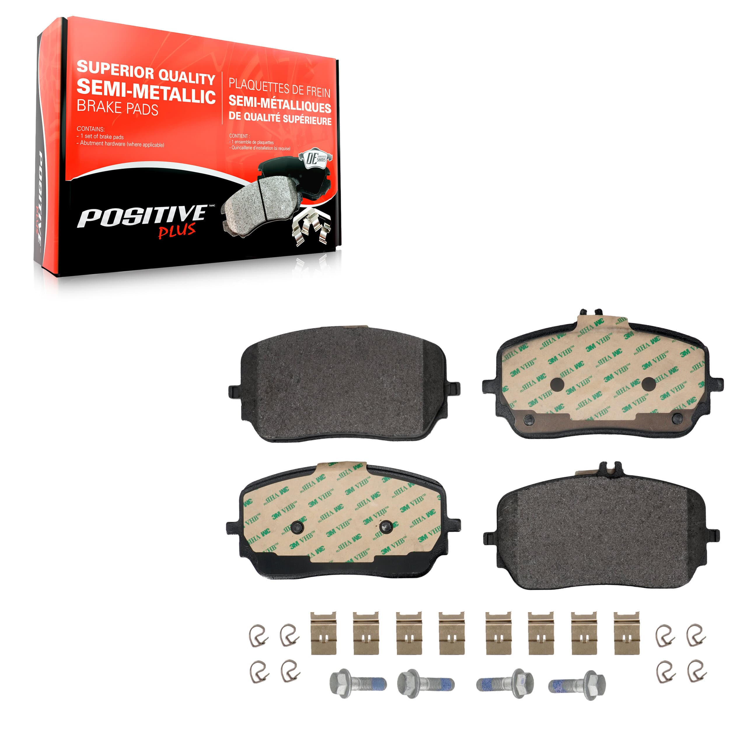 Positive Plus - PPF-D2237 - Front Disc Brake Pad image 1