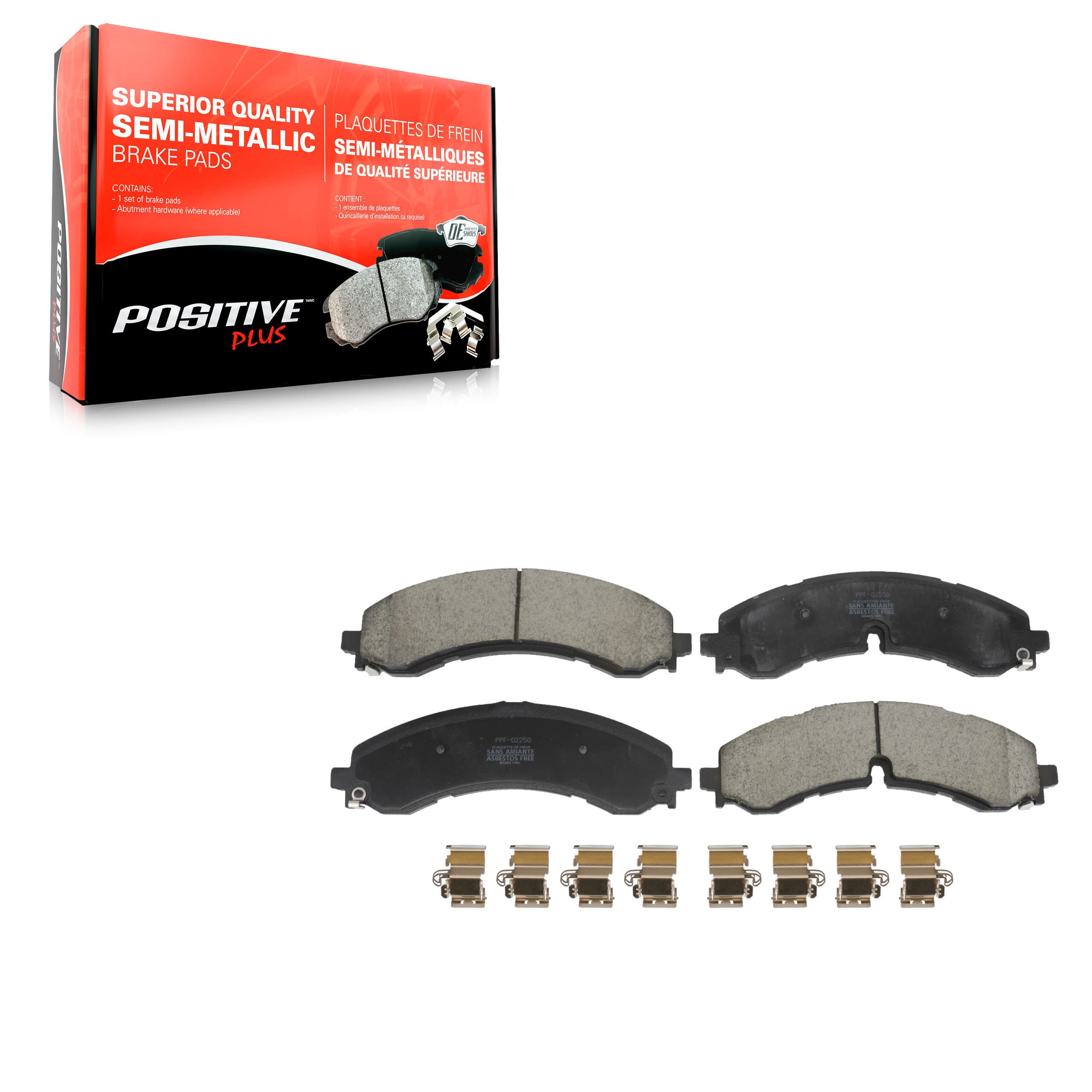 Positive Plus - PPF-D2250 - Front Disc Brake Pad image 1