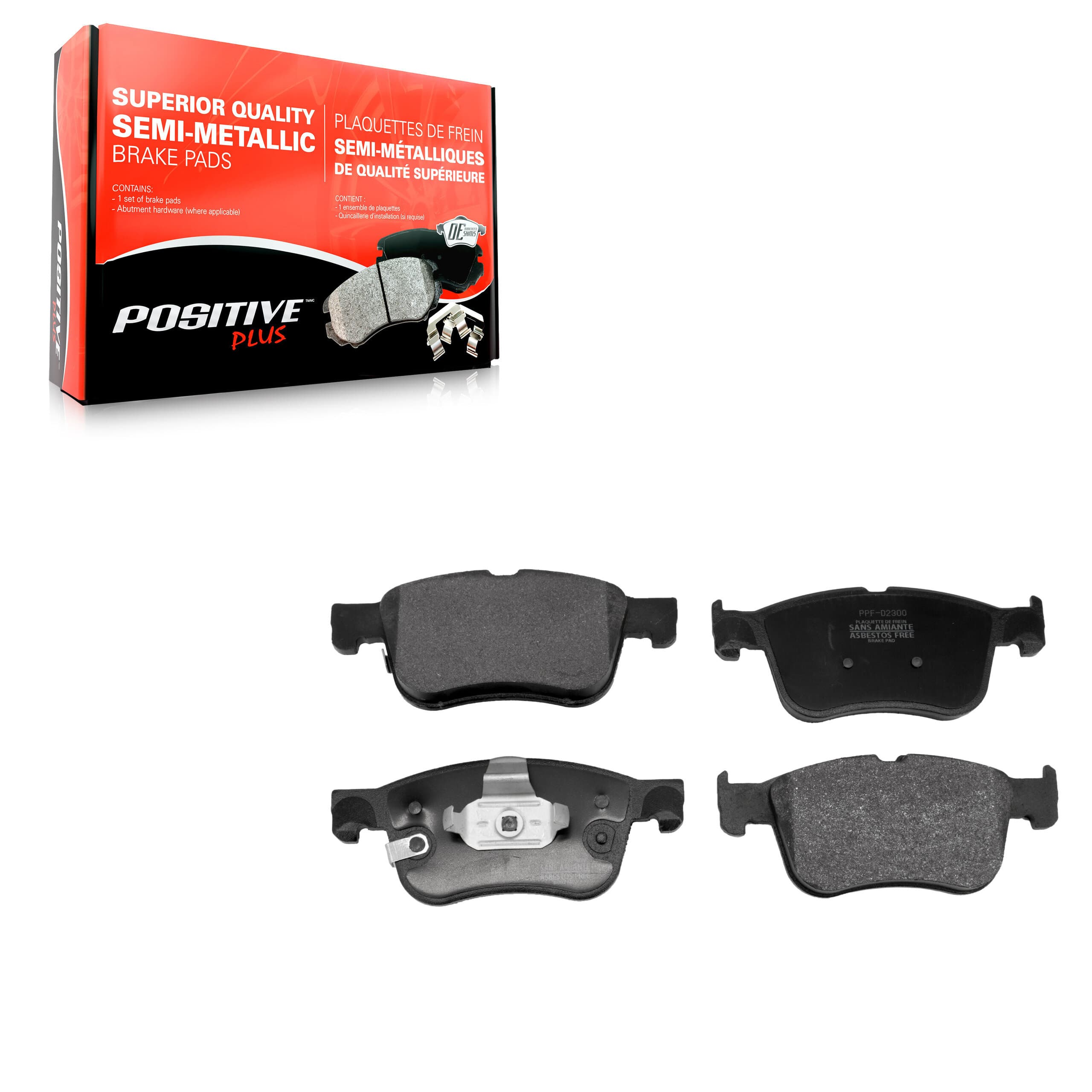 Positive Plus - PPF-D2300 - Front Disc Brake Pad image 1