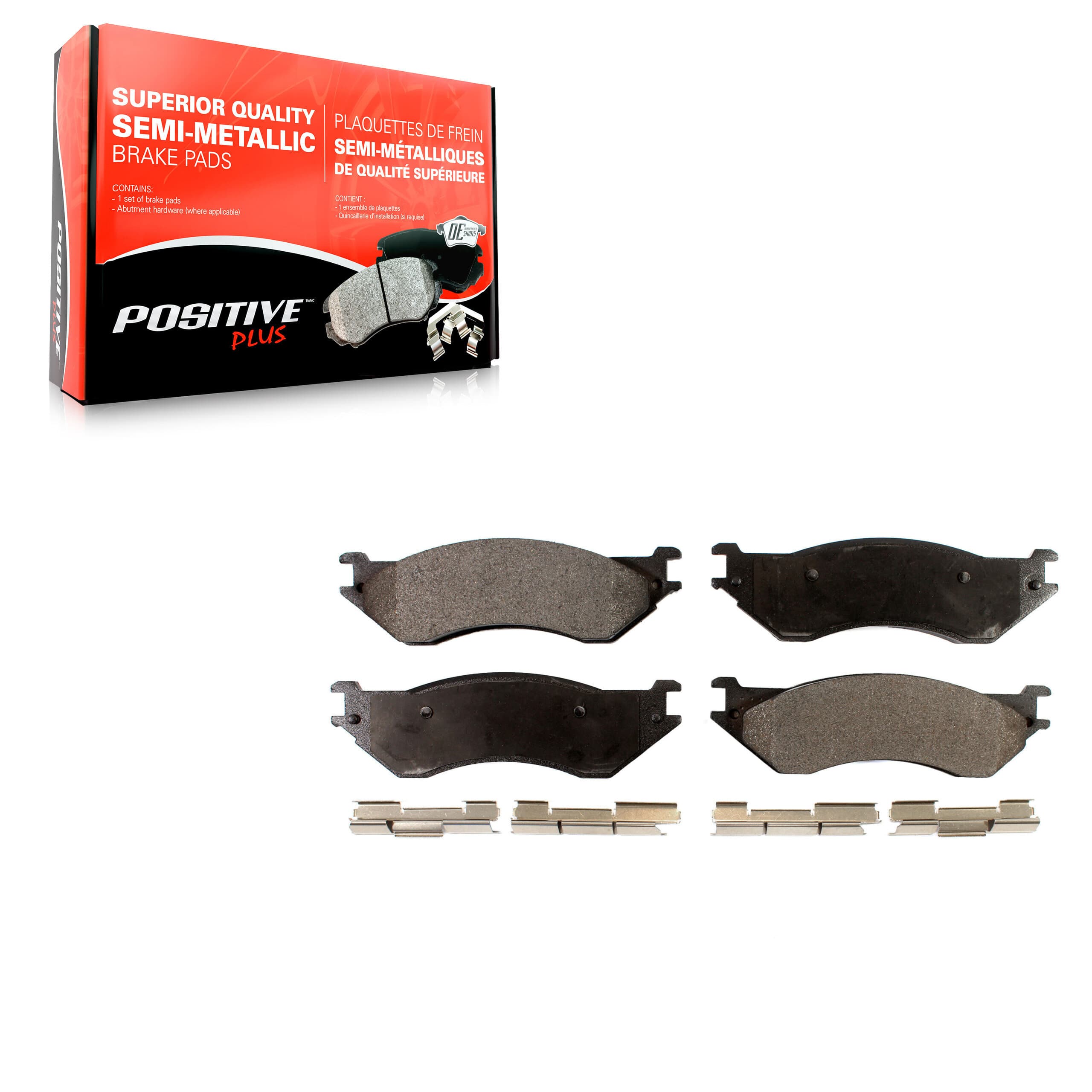 Positive Plus - PPF-D702A - Rear Disc Brake Pad image 1