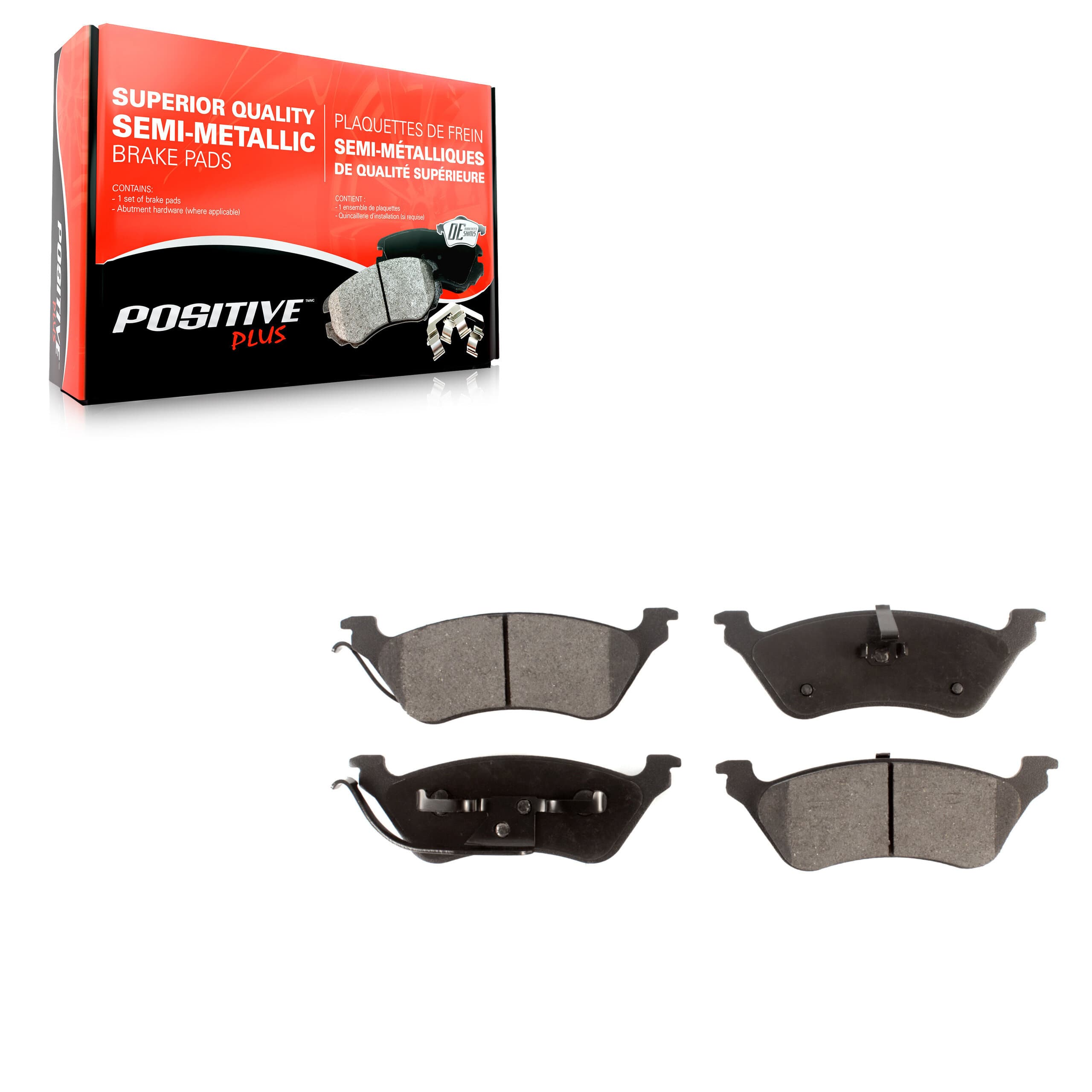 Positive Plus - PPF-D858 - Rear Disc Brake Pad image 1