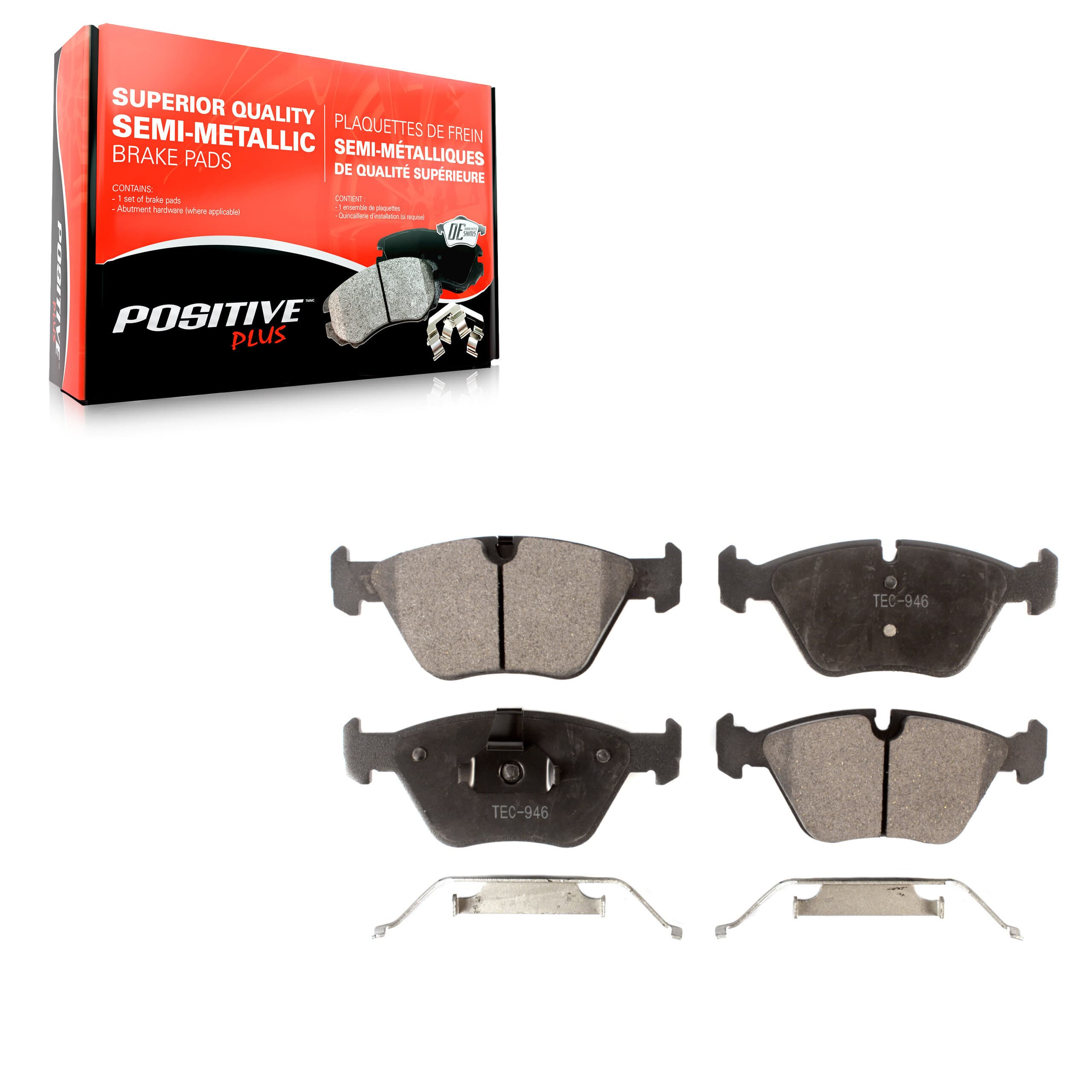 Positive Plus - PPF-D946 - Front Disc Brake Pad image 1