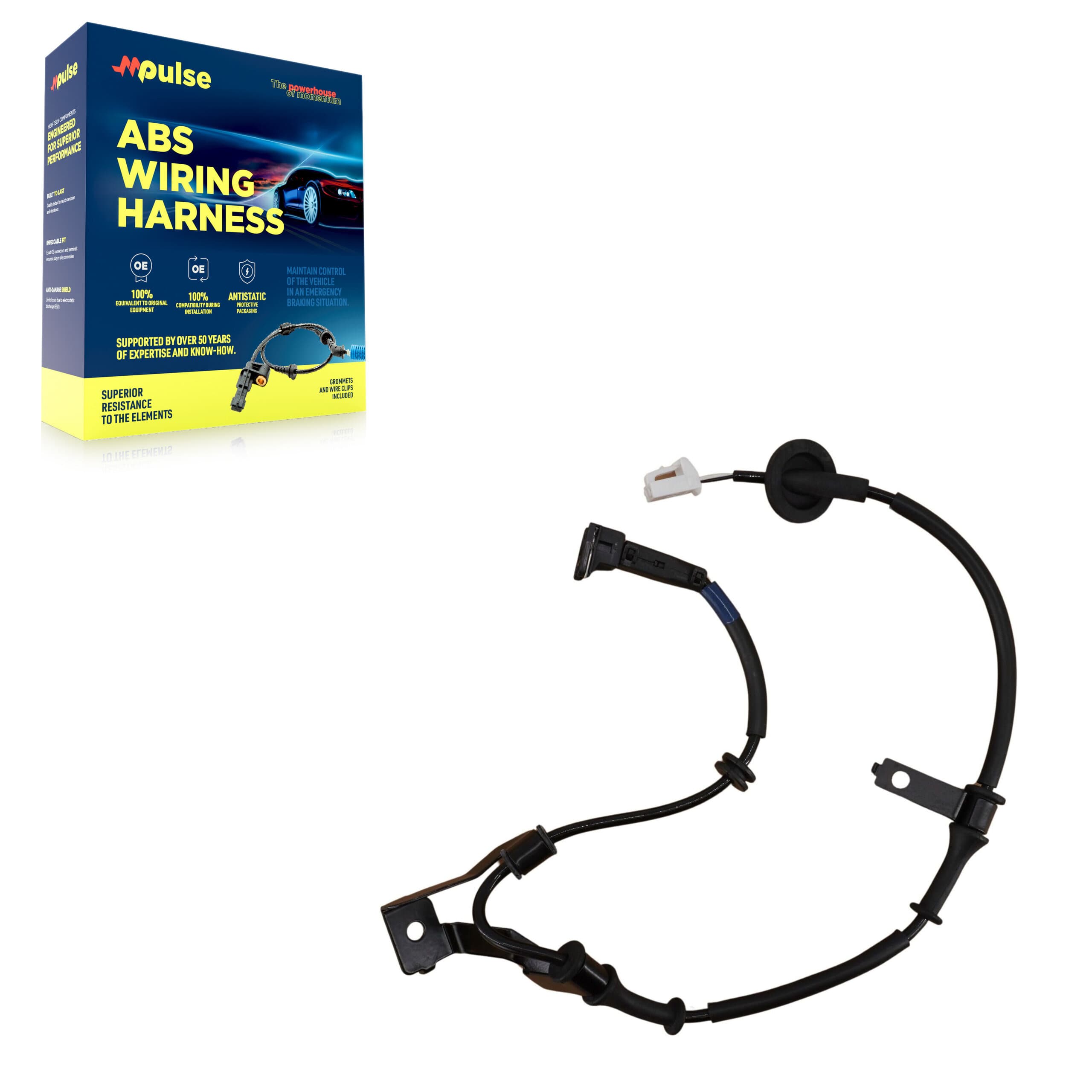 Mpulse - SEN-2ABS0917 - Rear Left ABS Wheel Speed Sensor Wiring Harness image 1