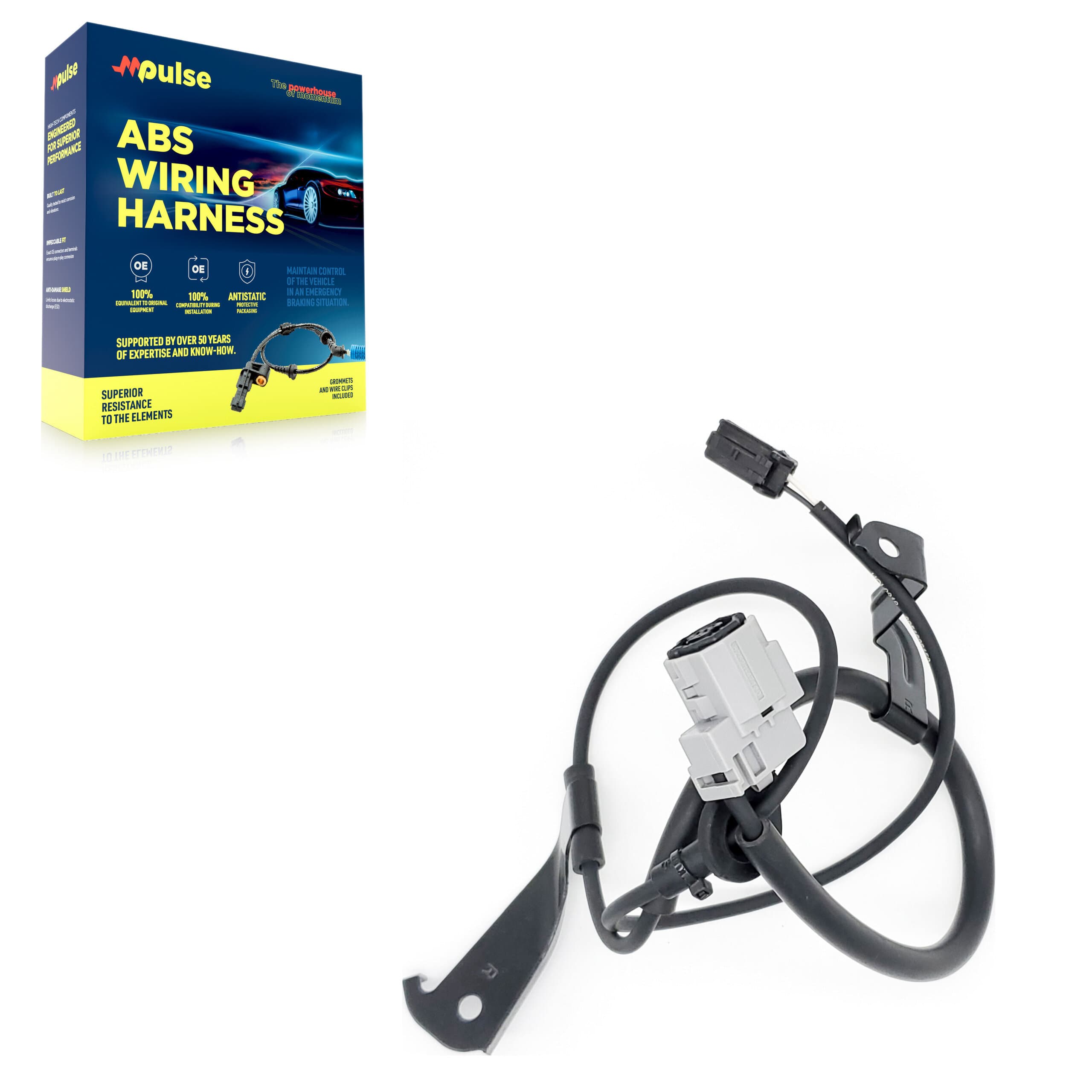 Mpulse - SEN-2ABS2498 - Rear Right ABS Wheel Speed Sensor Wiring Harness image 1