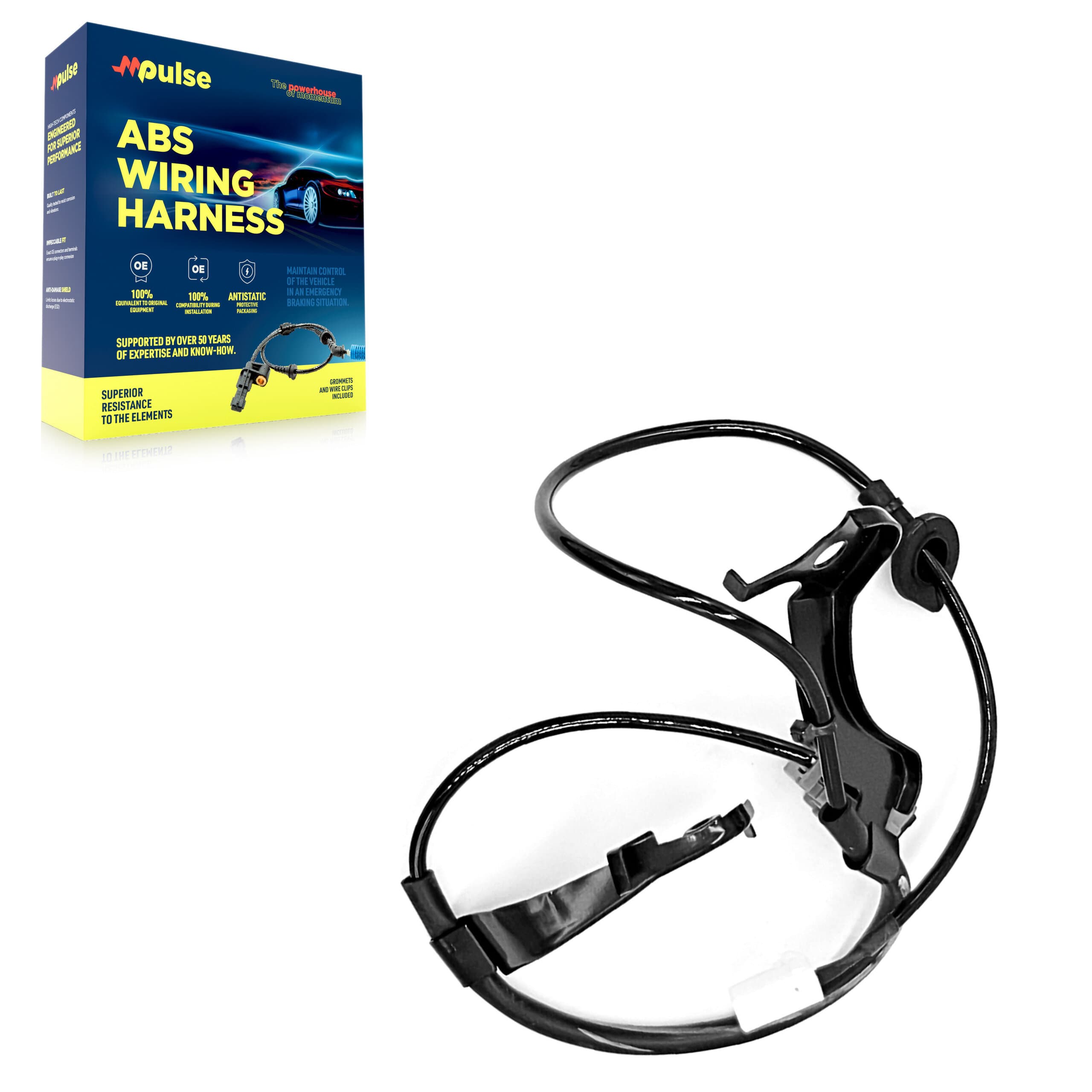 Mpulse - SEN-2ABS2516 - Rear Left ABS Wheel Speed Sensor Wiring Harness image 1