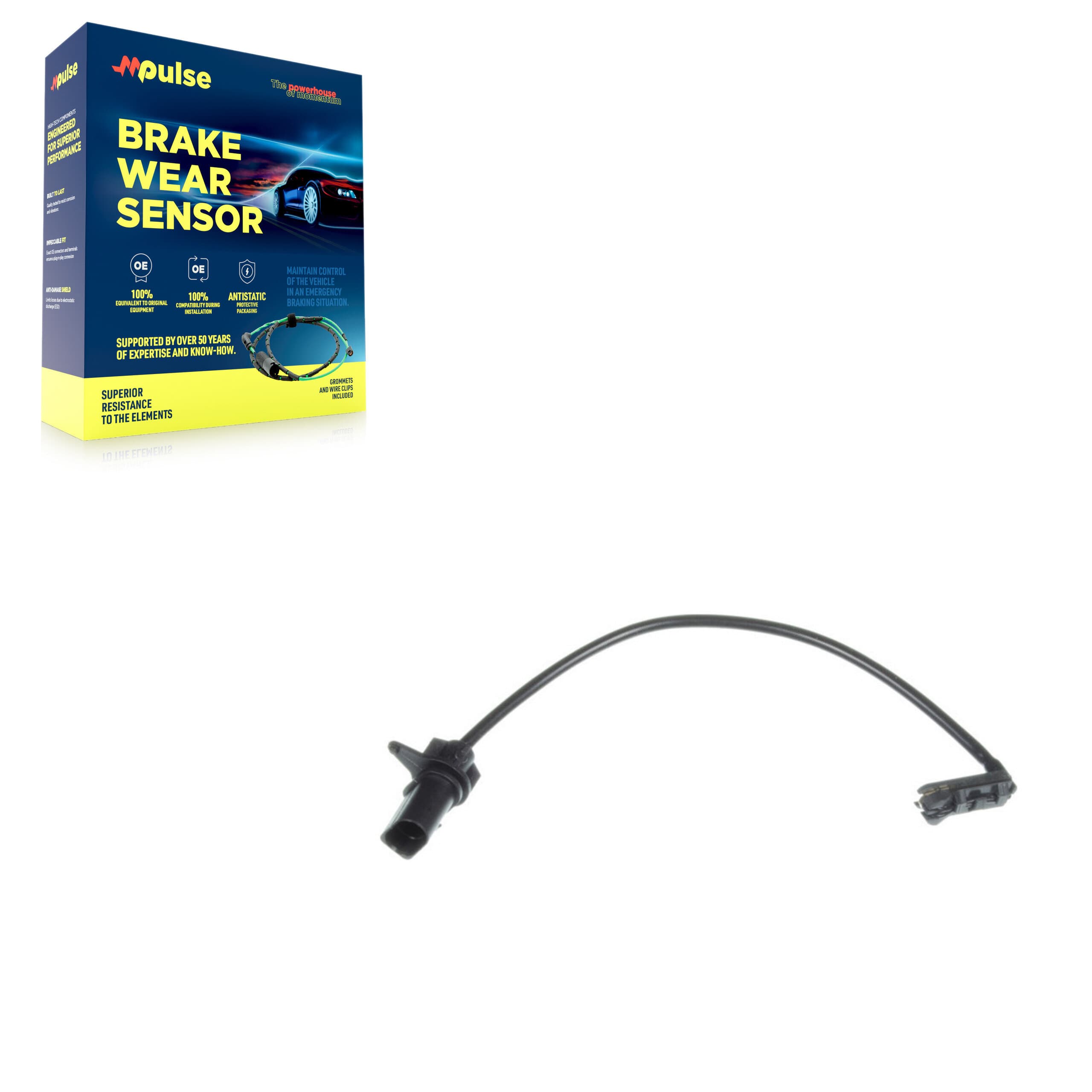 Mpulse - SEN-2BWS0015 - Front Disc Brake Pad Wear Sensor image 1