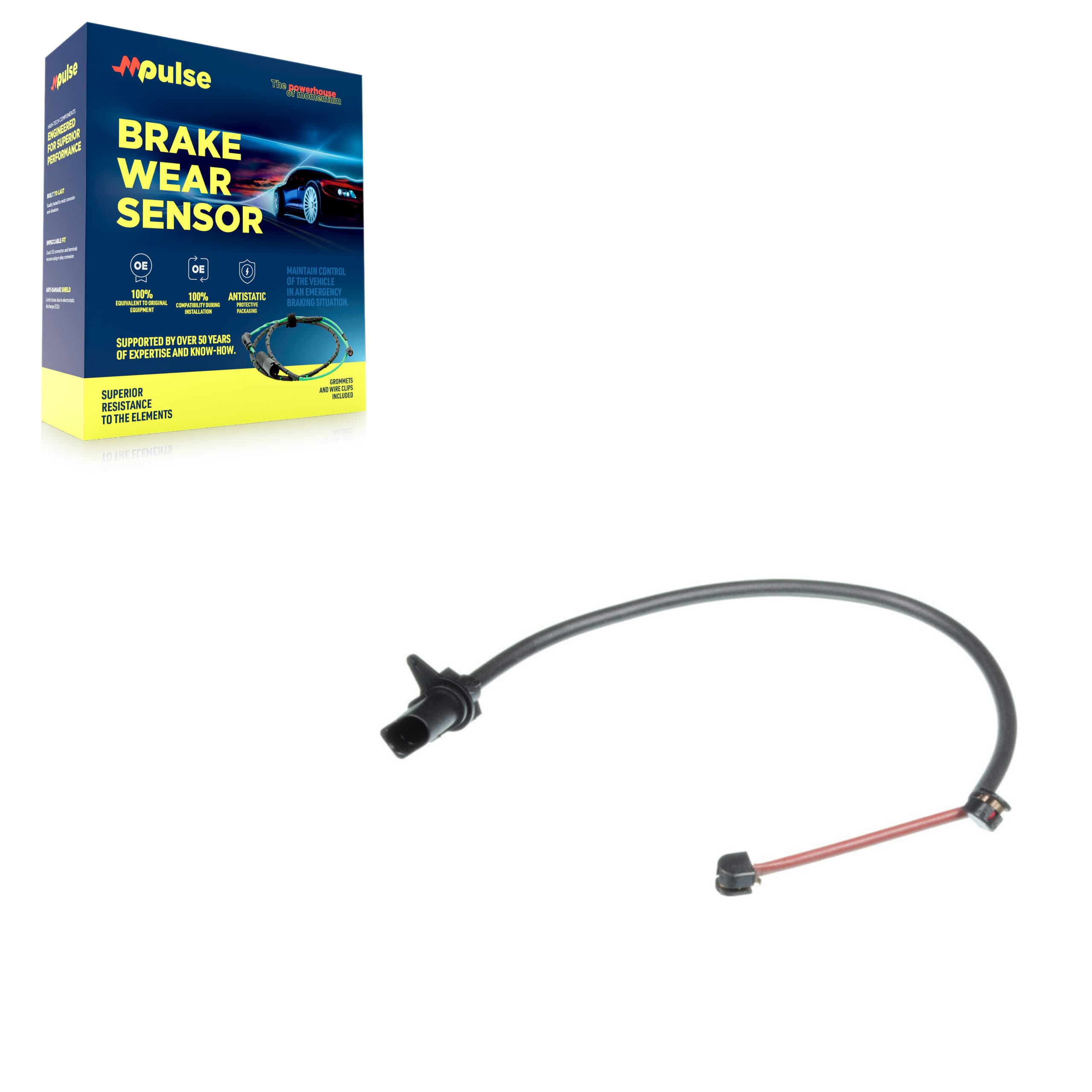 Mpulse - SEN-2BWS0027 - Front Disc Brake Pad Wear Sensor image 1