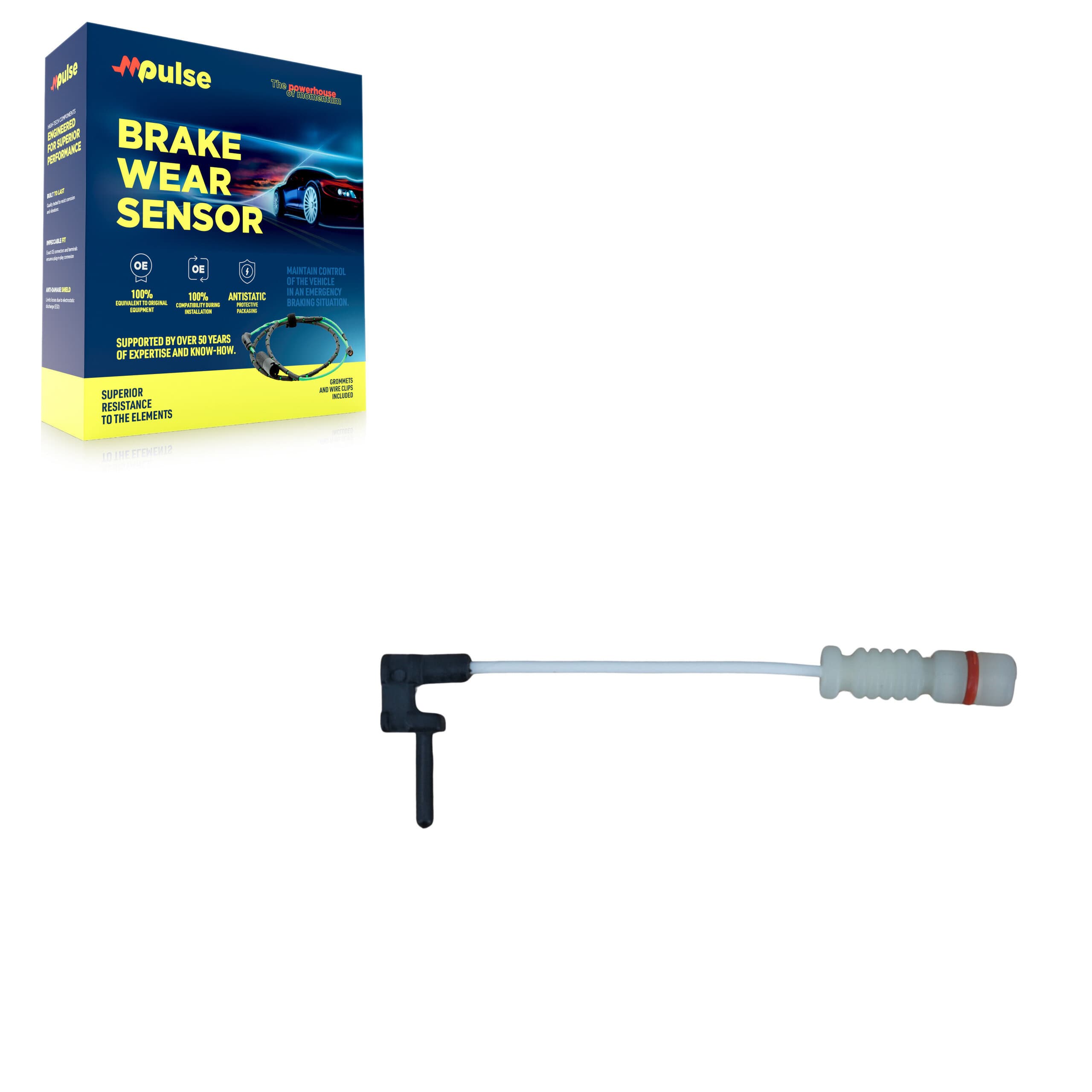 Mpulse - SEN-2BWS0042 - Front Disc Brake Pad Wear Sensor image 1