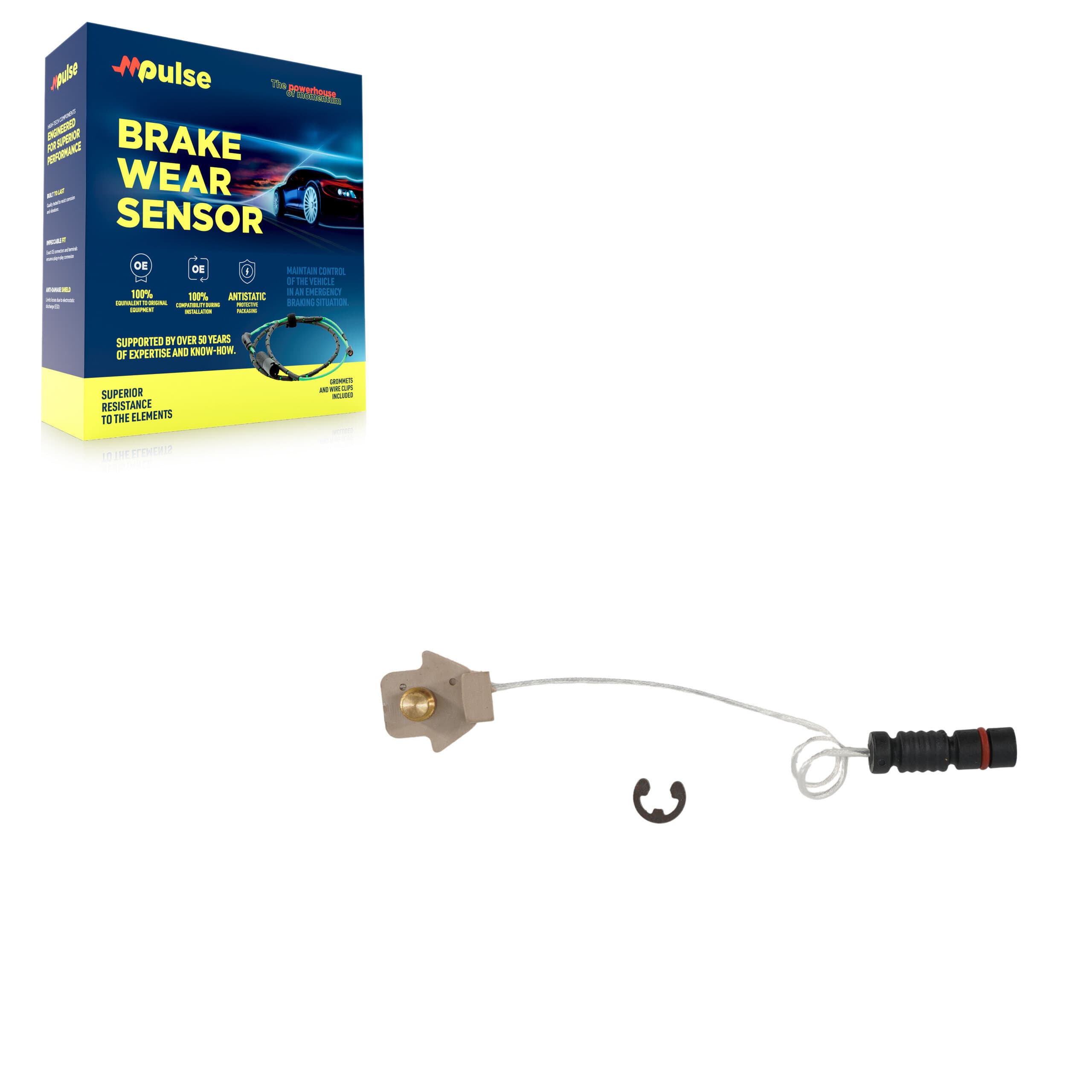Mpulse - SEN-2BWS0106 - Front Disc Brake Pad Wear Sensor image 1