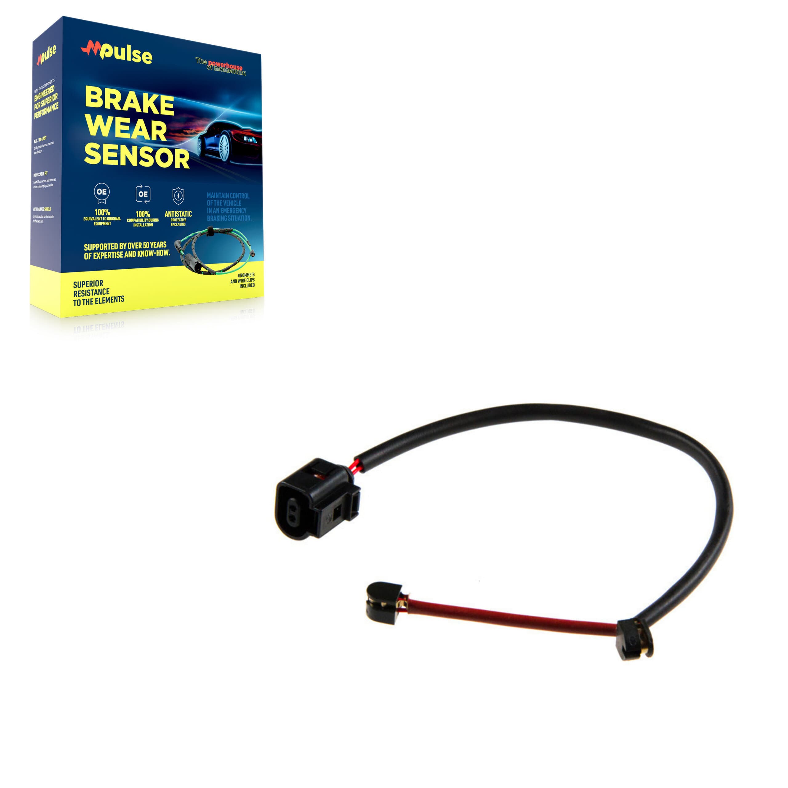 Mpulse - SEN-2BWS0209 - Front Disc Brake Pad Wear Sensor image 1