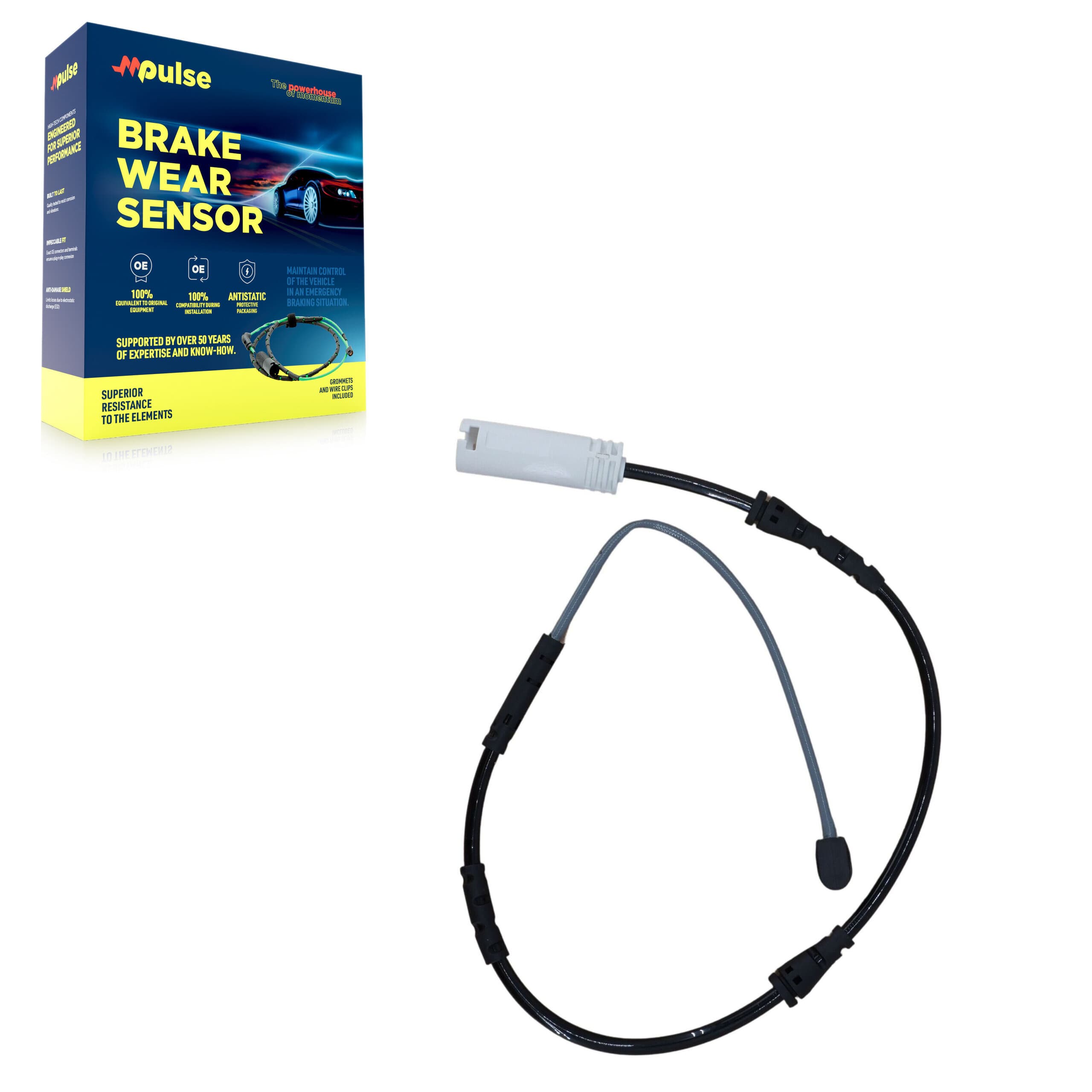 Mpulse - SEN-2BWS0252 - Front Disc Brake Pad Wear Sensor image 1