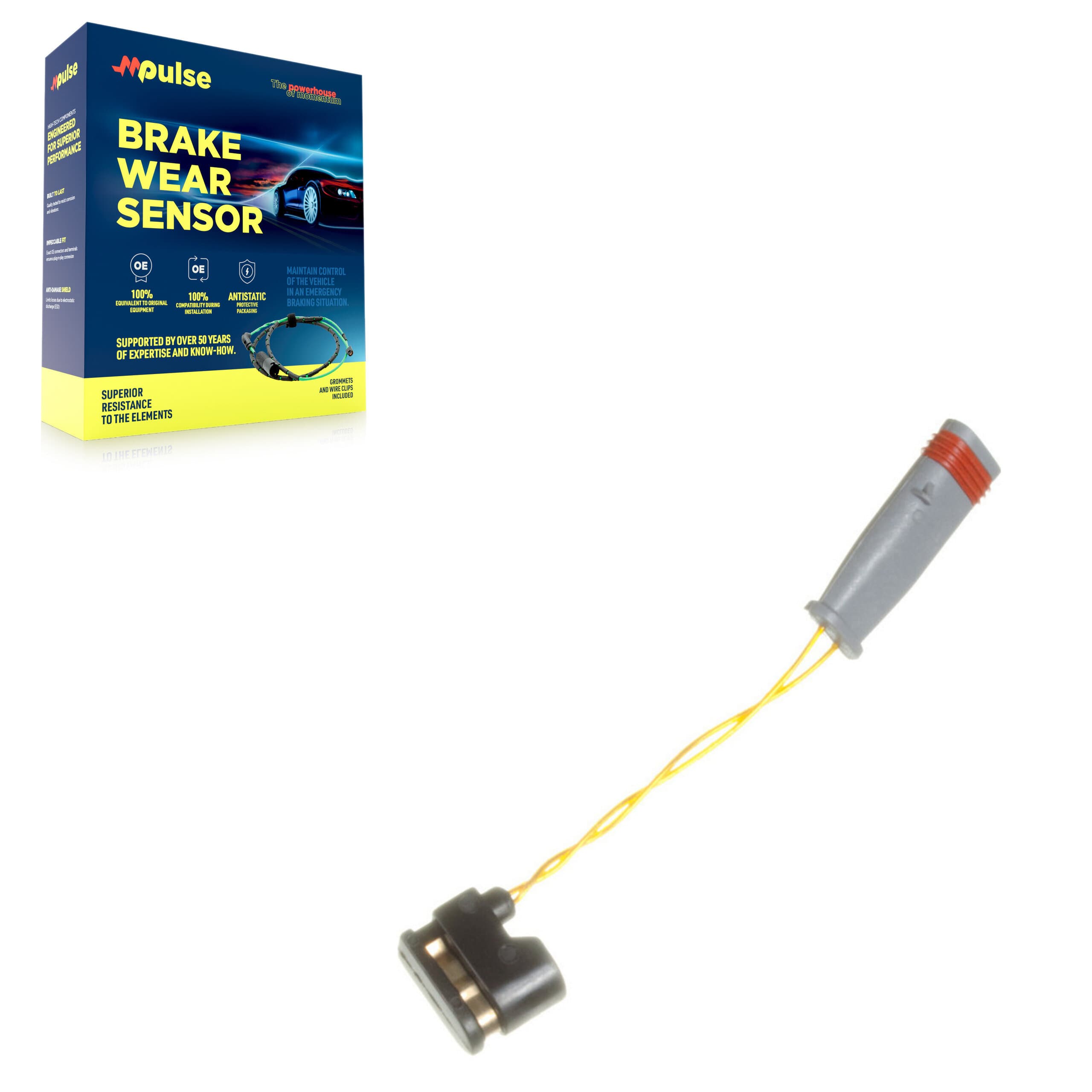 Mpulse - SEN-2BWS0299 - Front Left Disc Brake Pad Wear Sensor image 1
