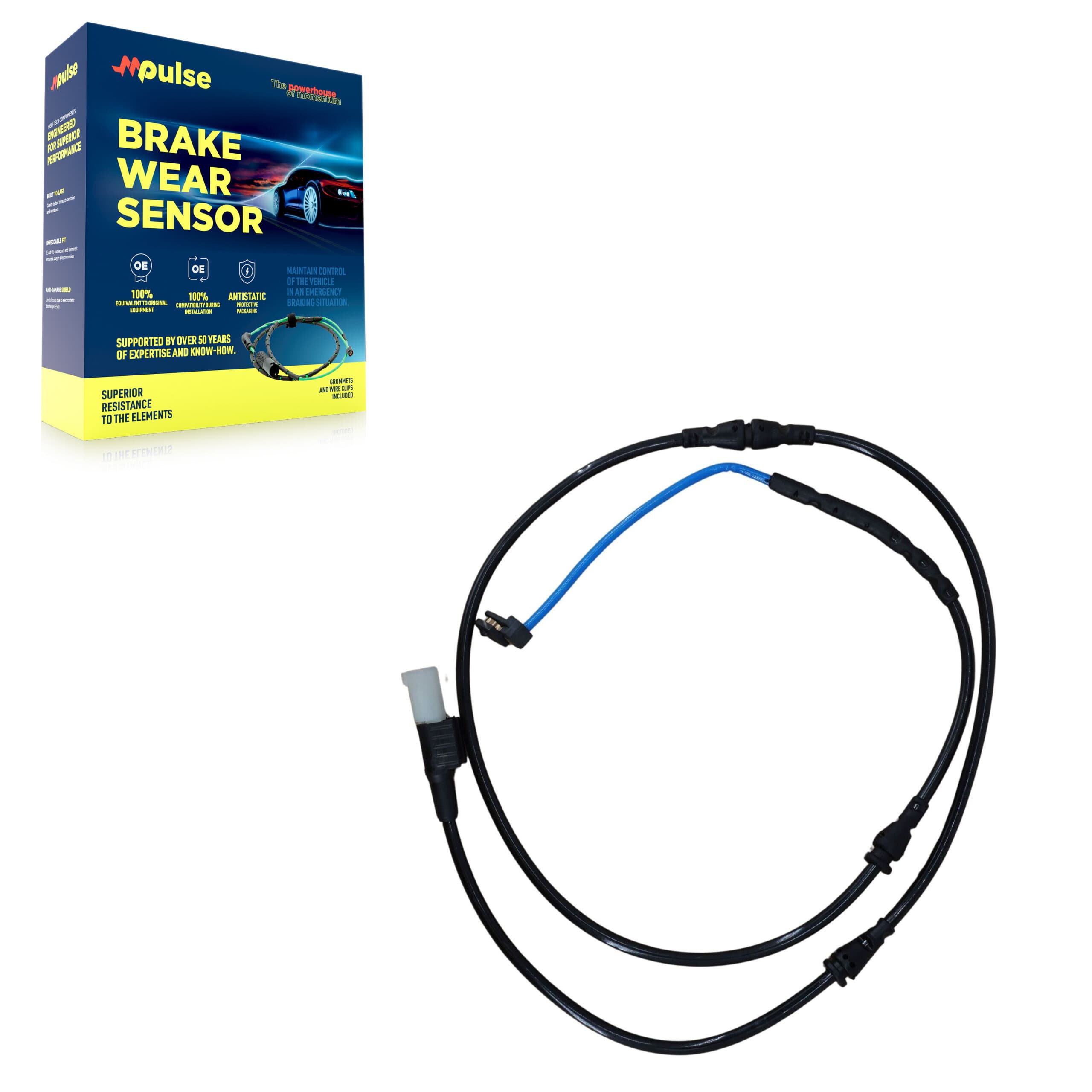 Mpulse - SEN-2BWS0305 - Front Disc Brake Pad Wear Sensor image 1